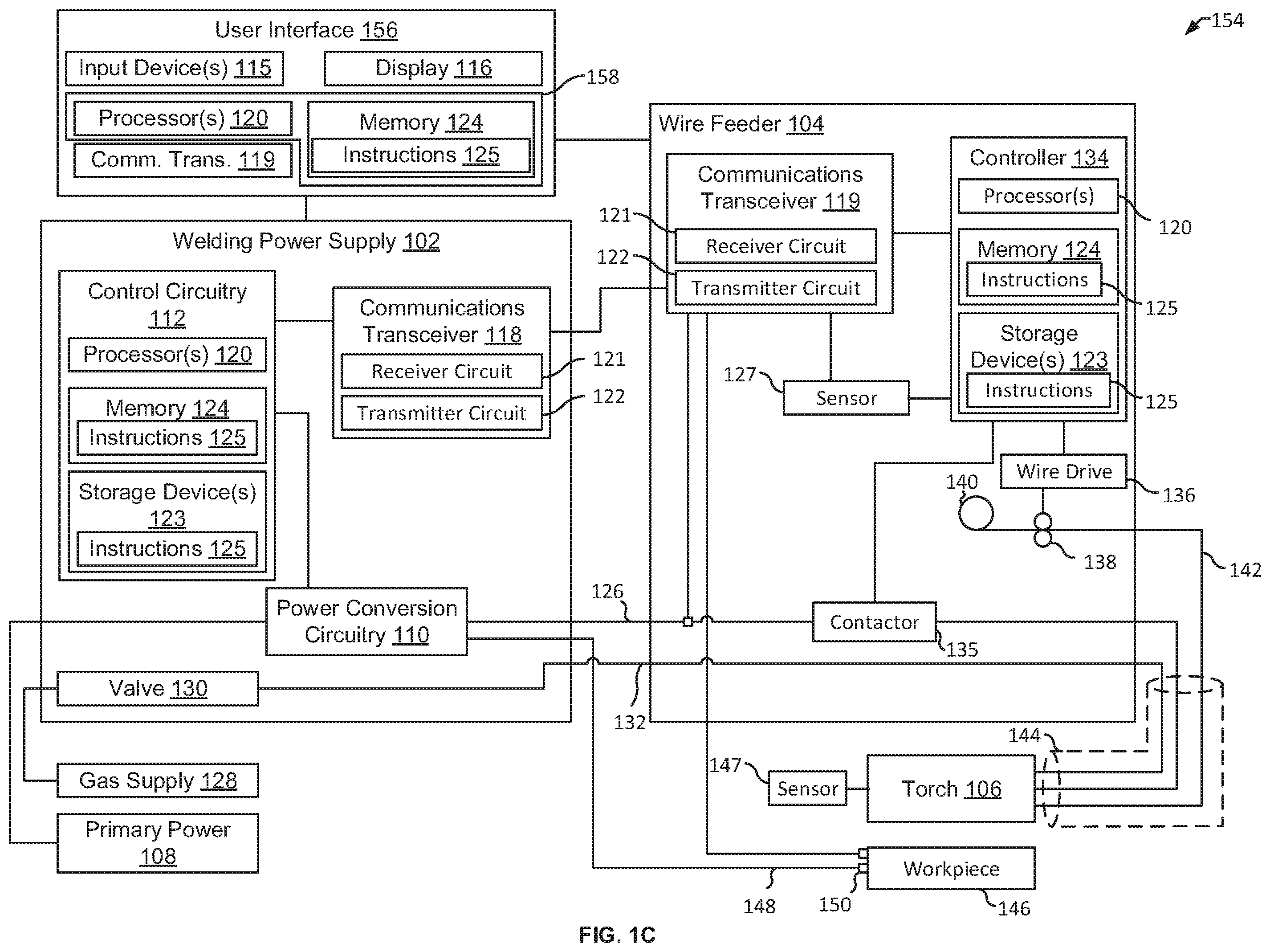 Patent US12157190 Figure 3 – Input power user interfaces for welding power supplies