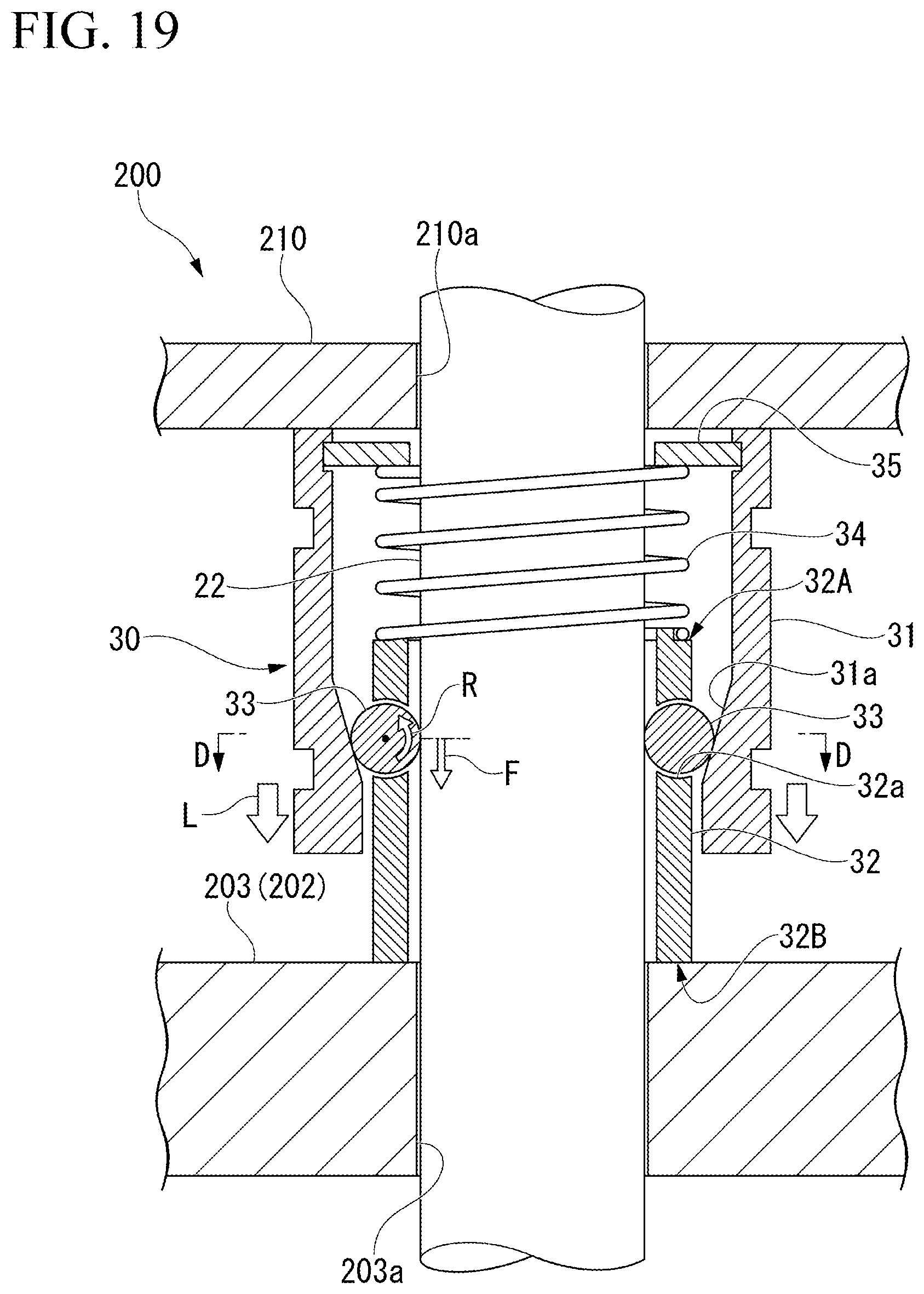 Patent US12157193 Figure 17 – Multi-product pallet device, control system for multi-product pallet device, displacement-restricting mechanism, and conforming mechanism