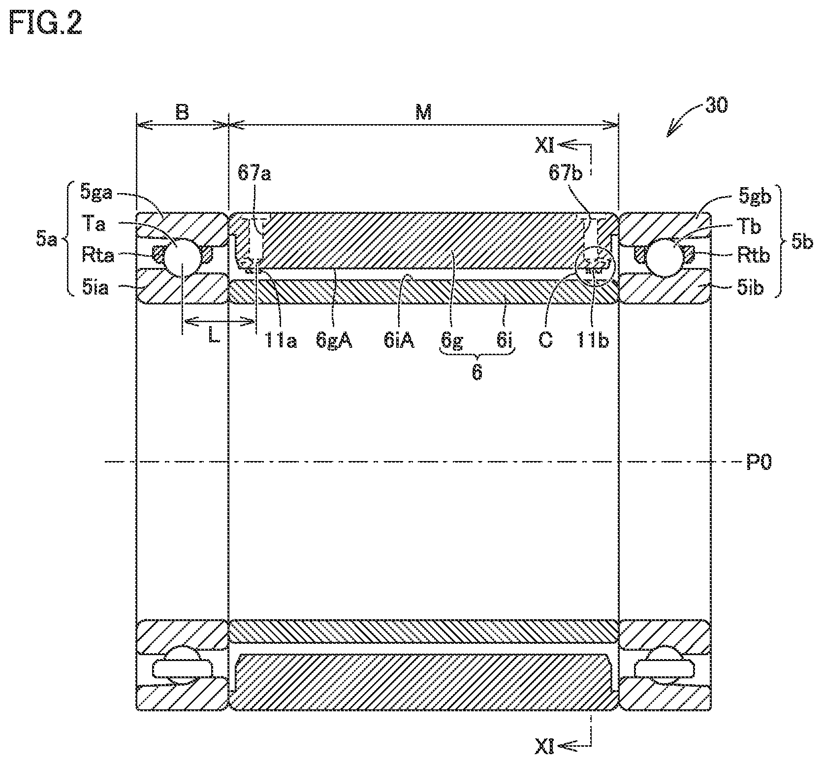 Patent US12157194 Figure 2 – Bearing apparatus