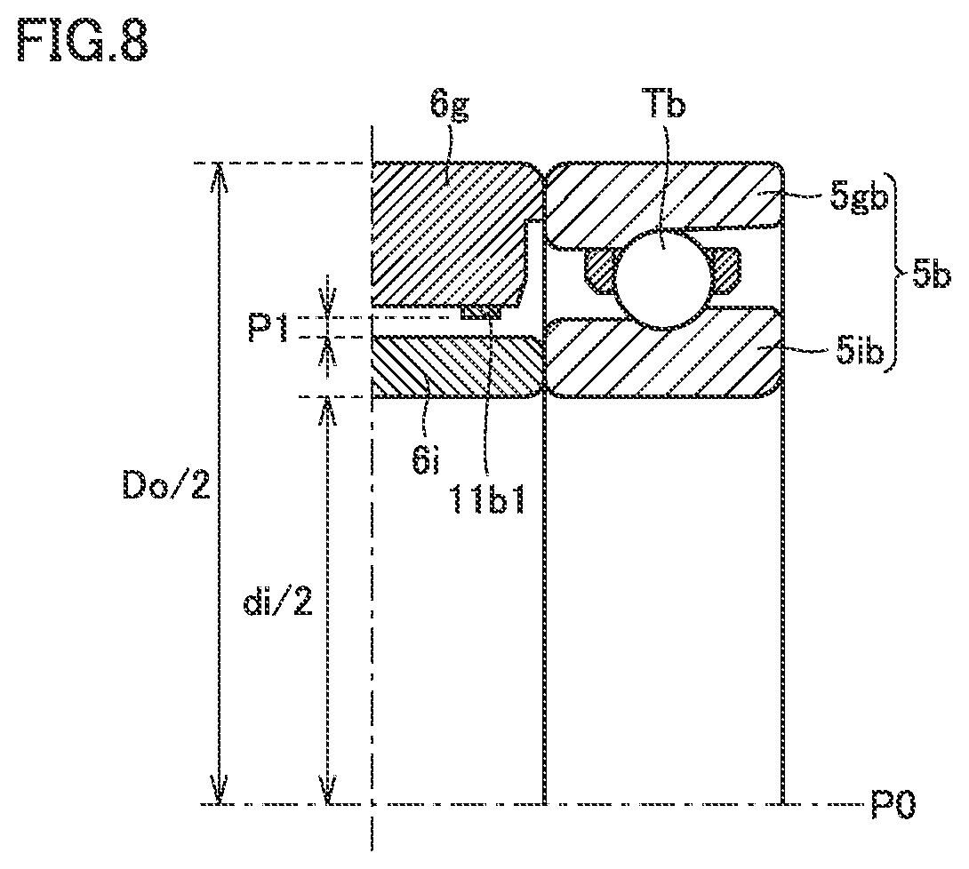 Patent US12157194 Figure 8 – Bearing apparatus