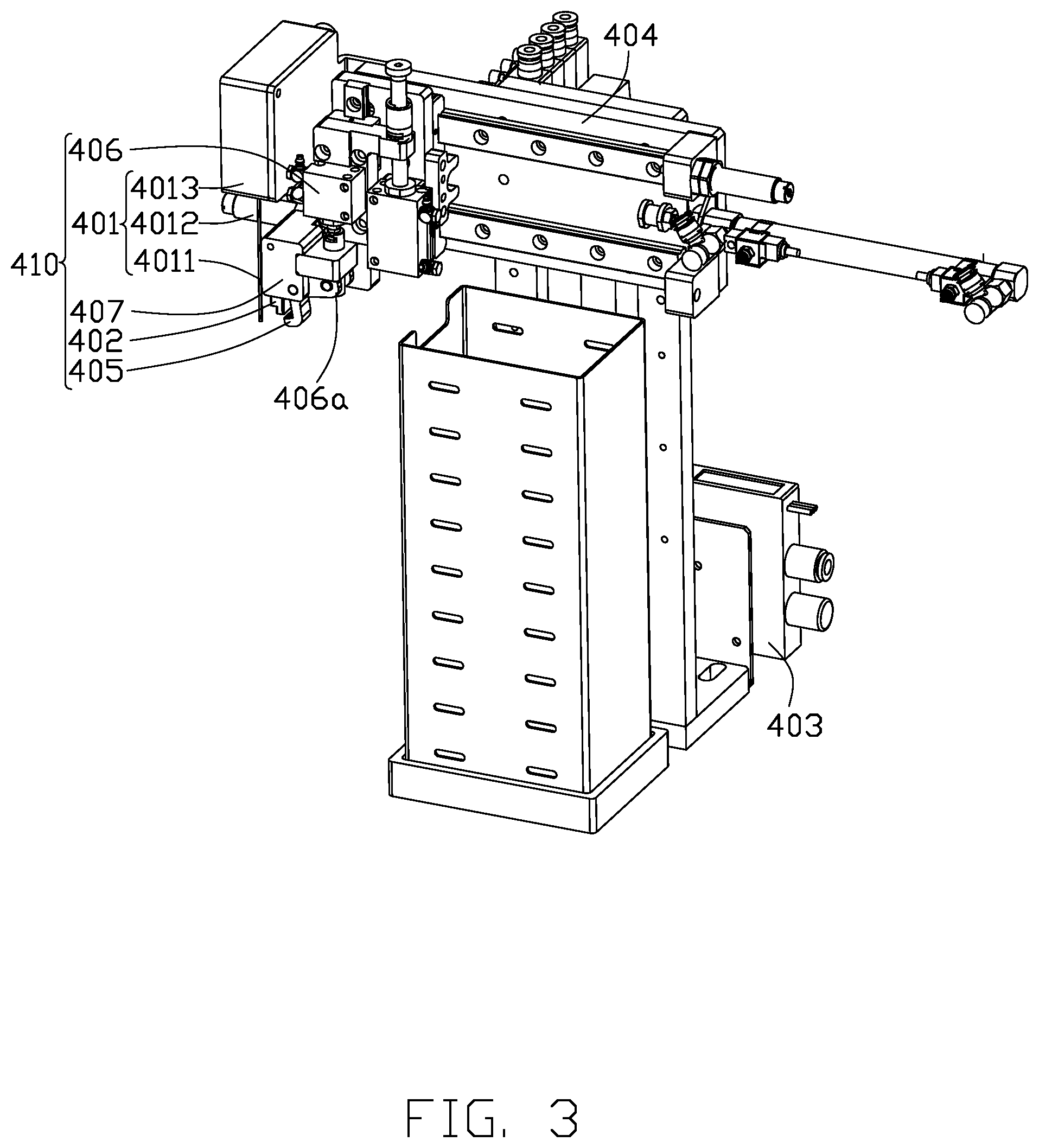 Patent US12157198 Figure 3 – Assembling equipment