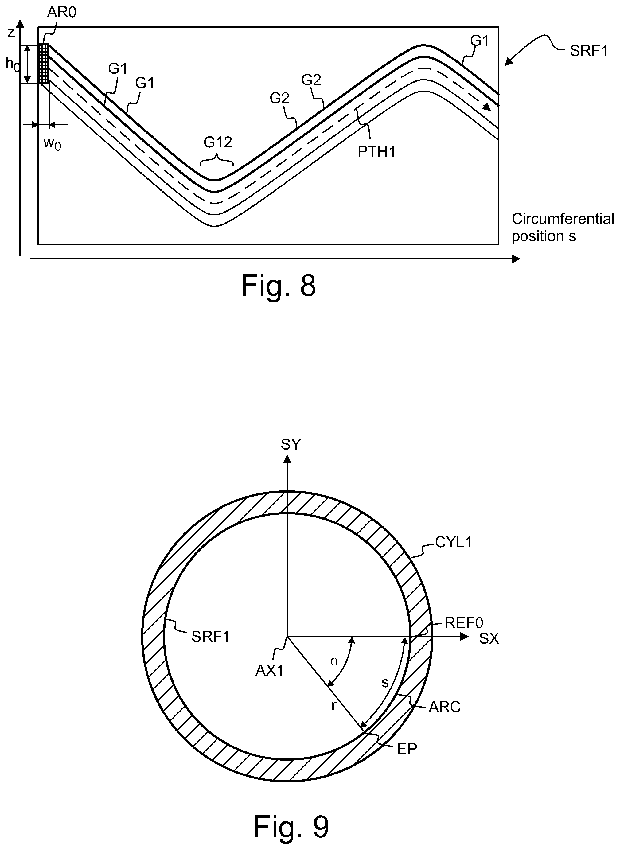 Patent US12157200 Figure 12 – Method and apparatus for forming a groove pattern on a cylindrical surface
