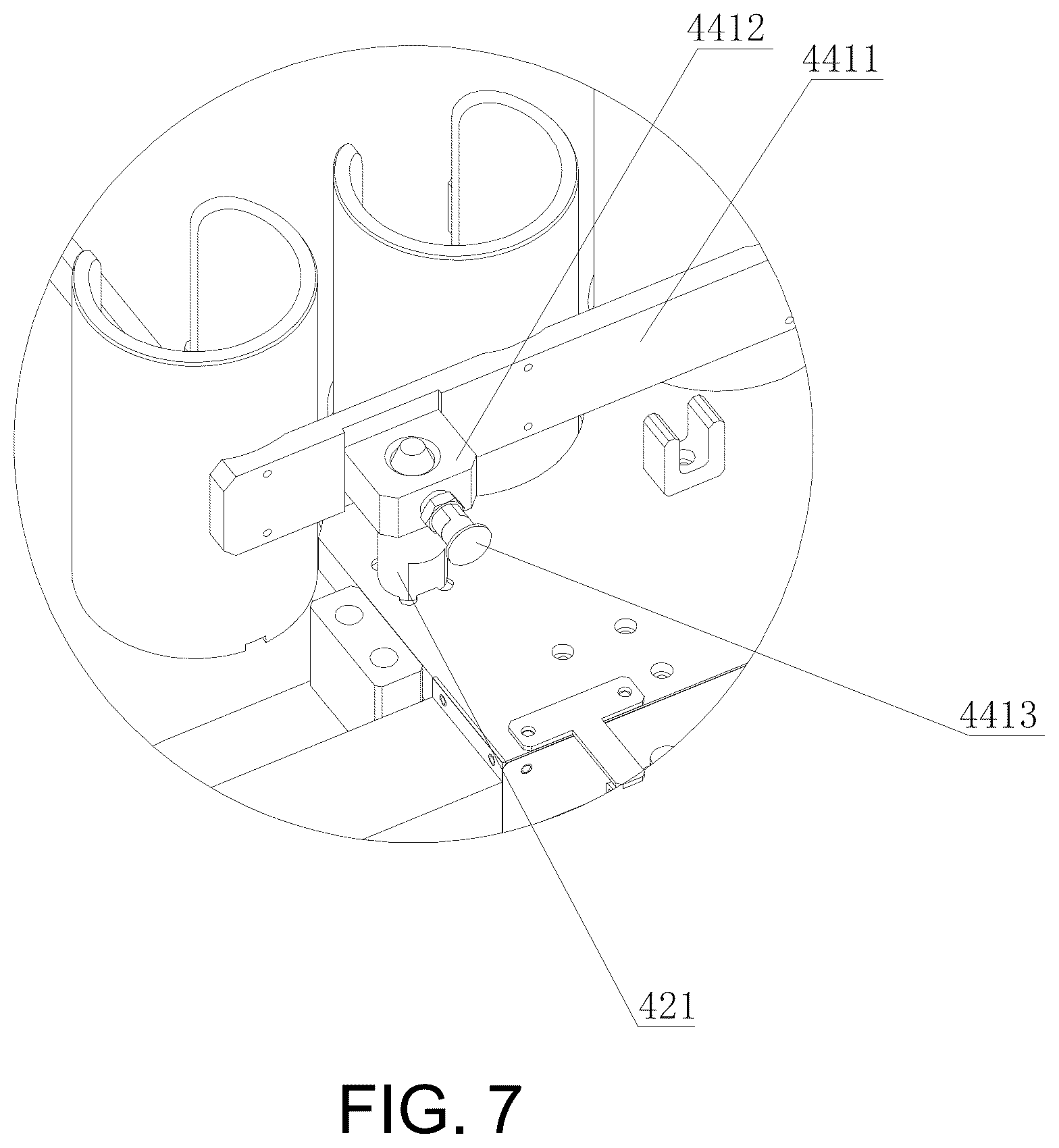 Patent US12157202 Figure 7 – Polishing machine with automatic feed and discharge function