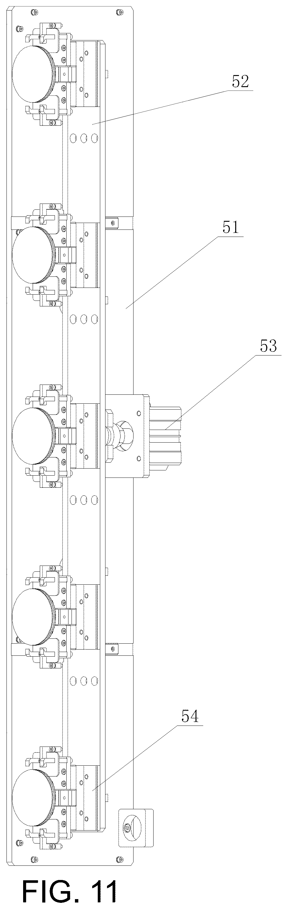 Patent US12157202 Figure 11 – Polishing machine with automatic feed and discharge function