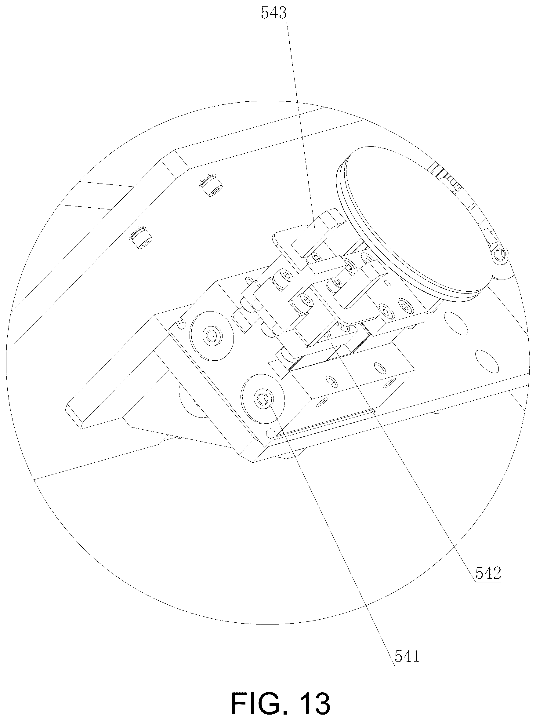 Patent US12157202 Figure 13 – Polishing machine with automatic feed and discharge function