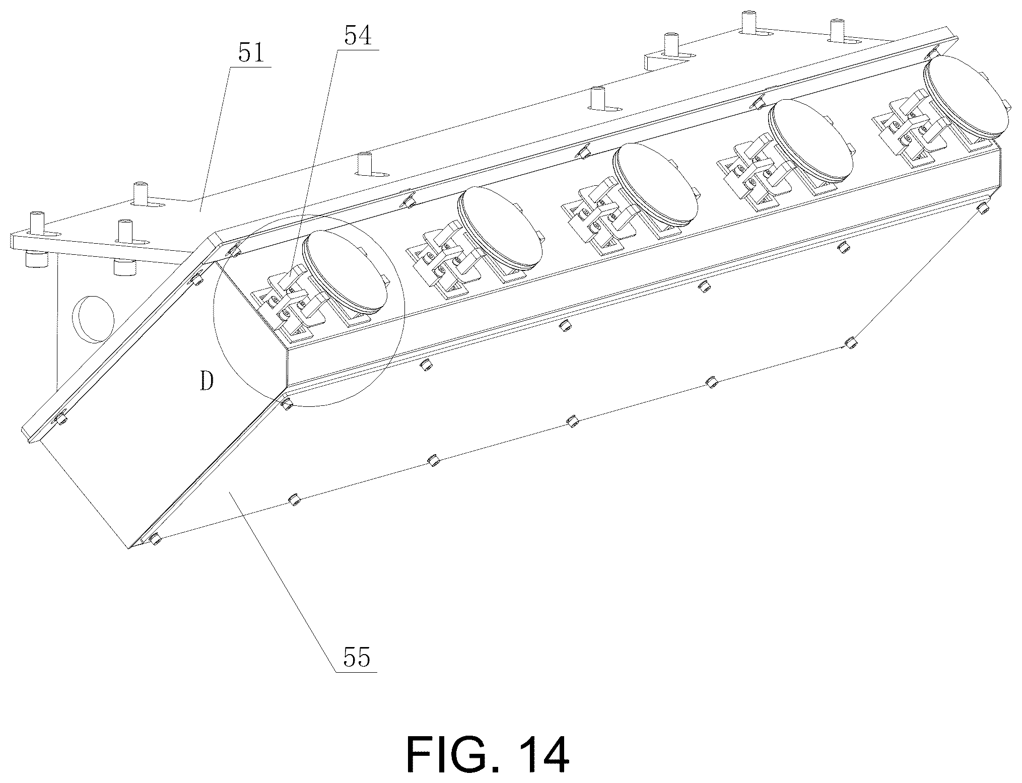 Patent US12157202 Figure 14 – Polishing machine with automatic feed and discharge function