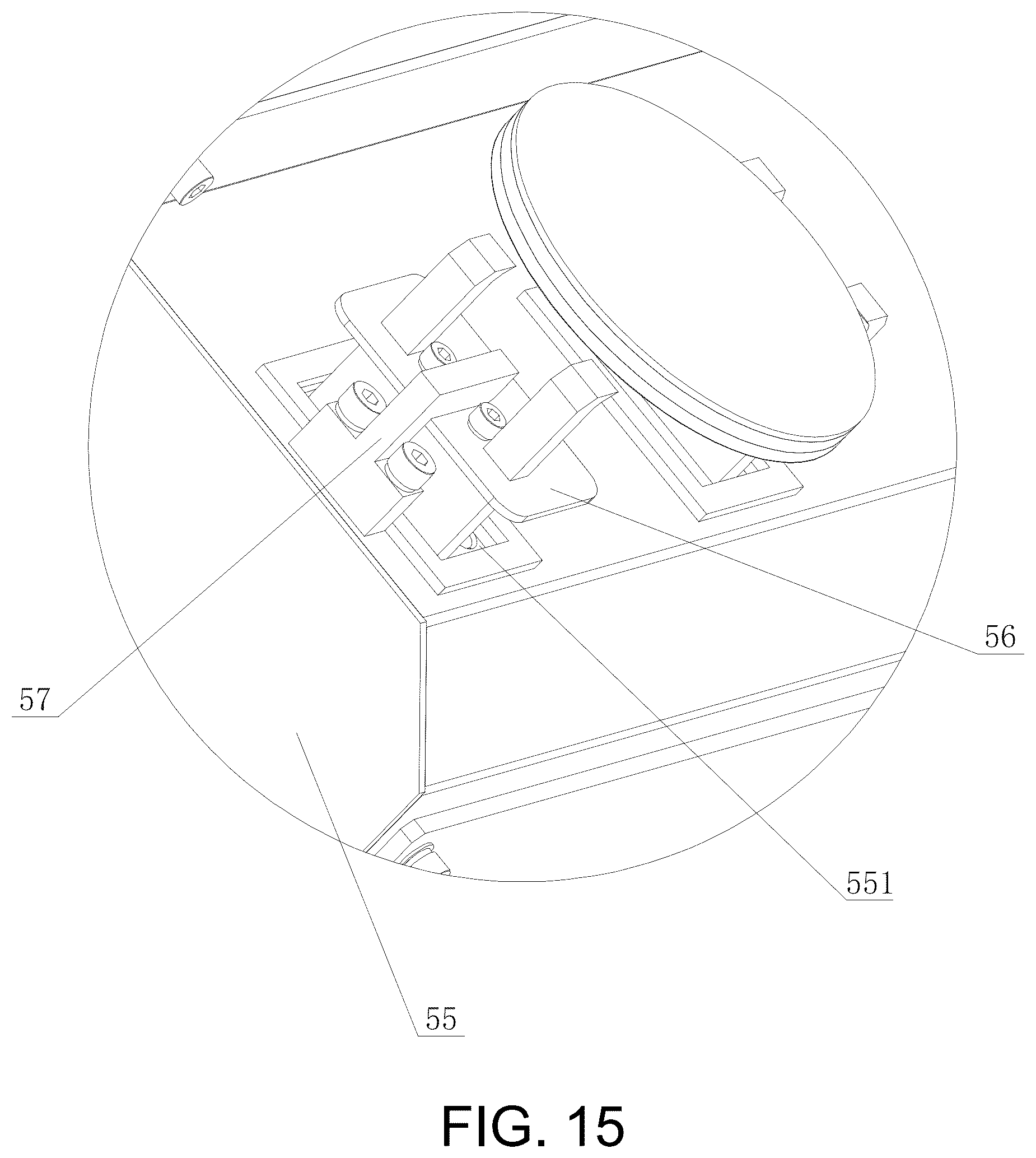Patent US12157202 Figure 15 – Polishing machine with automatic feed and discharge function