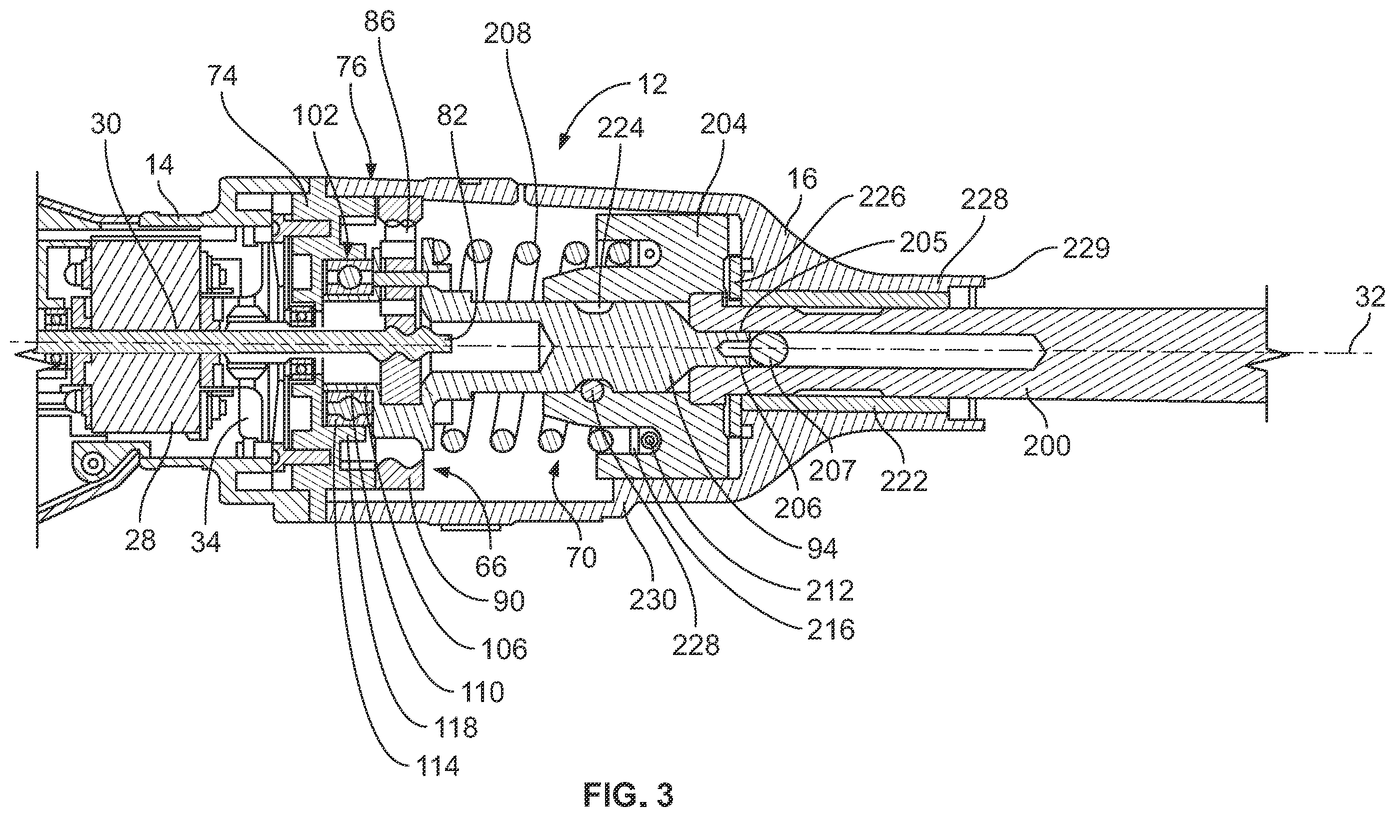 Patent US12157208 Figure 3 – Impact tool