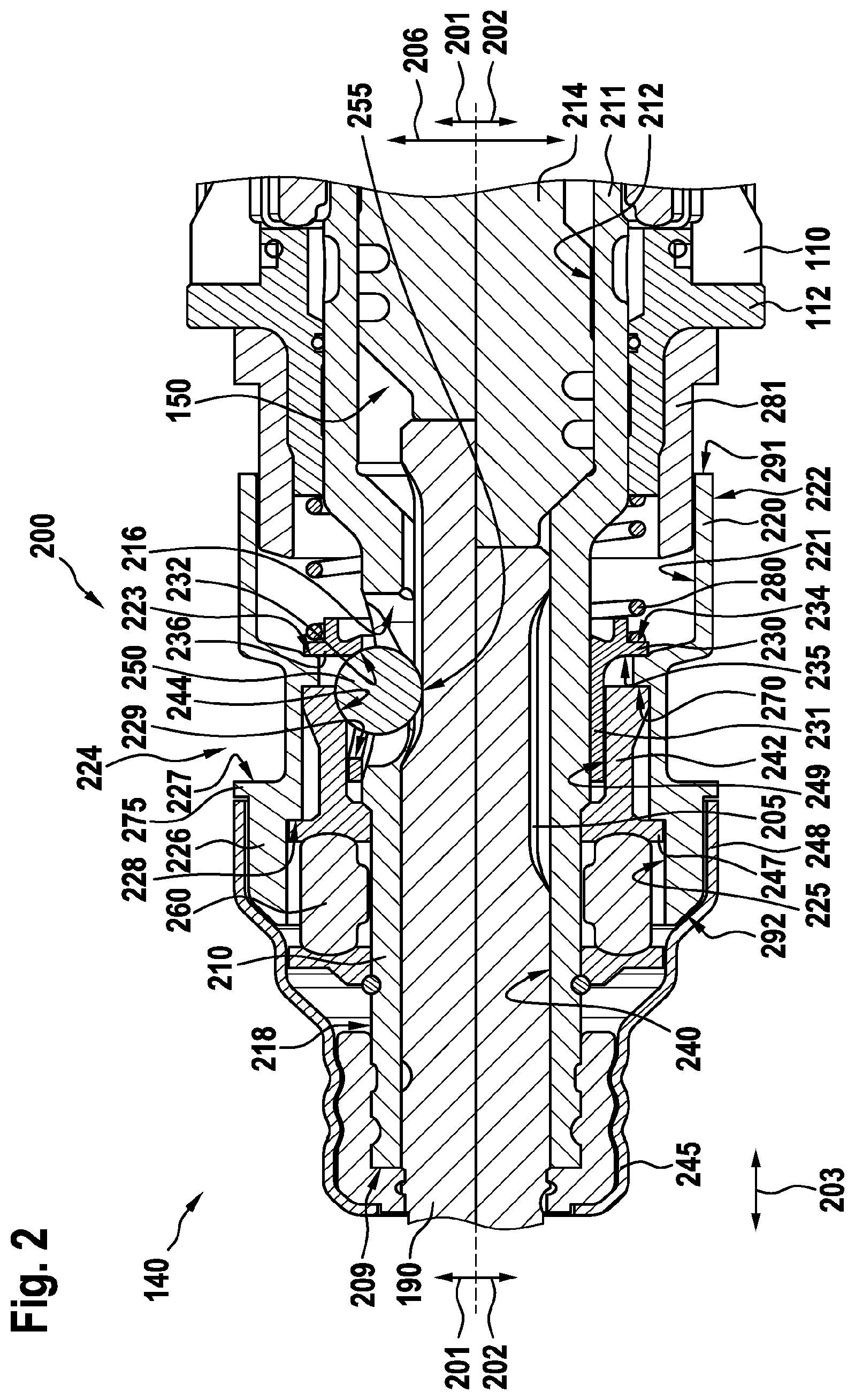 Patent US12157215 Figure 2 – Hand-held power tool comprising a locking device