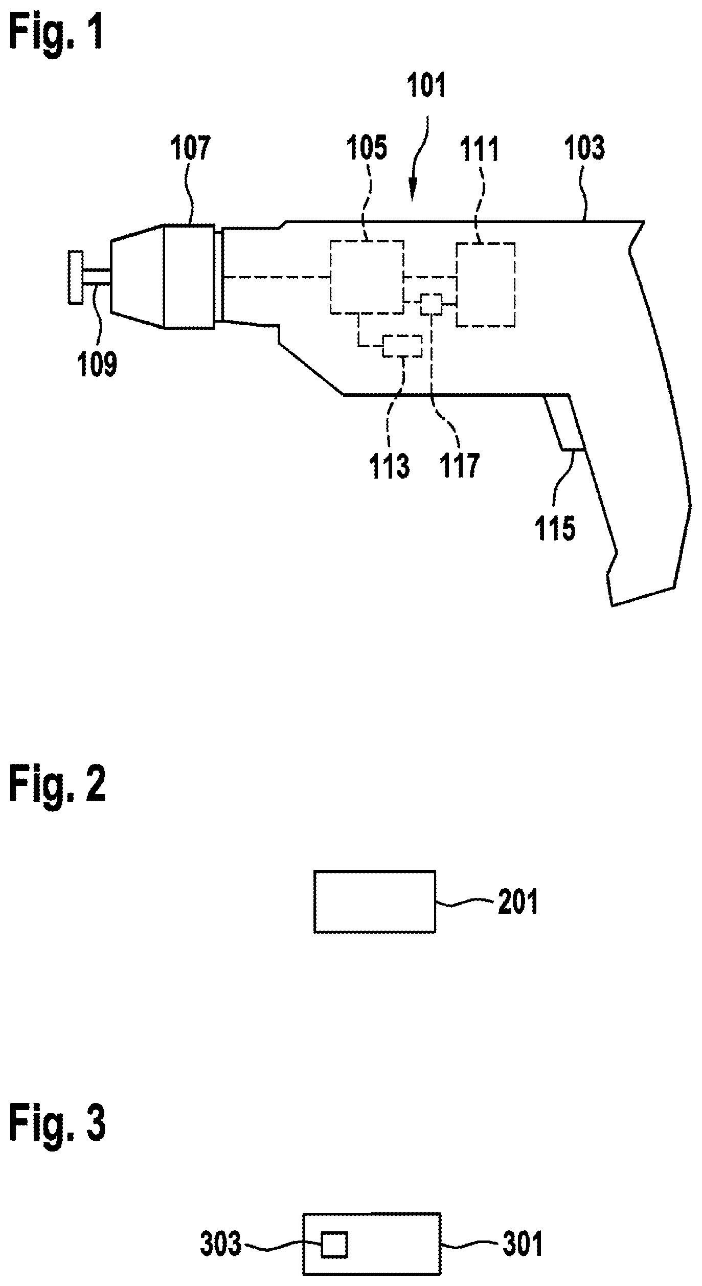 Patent US12157216 Figure 1 – Power tool