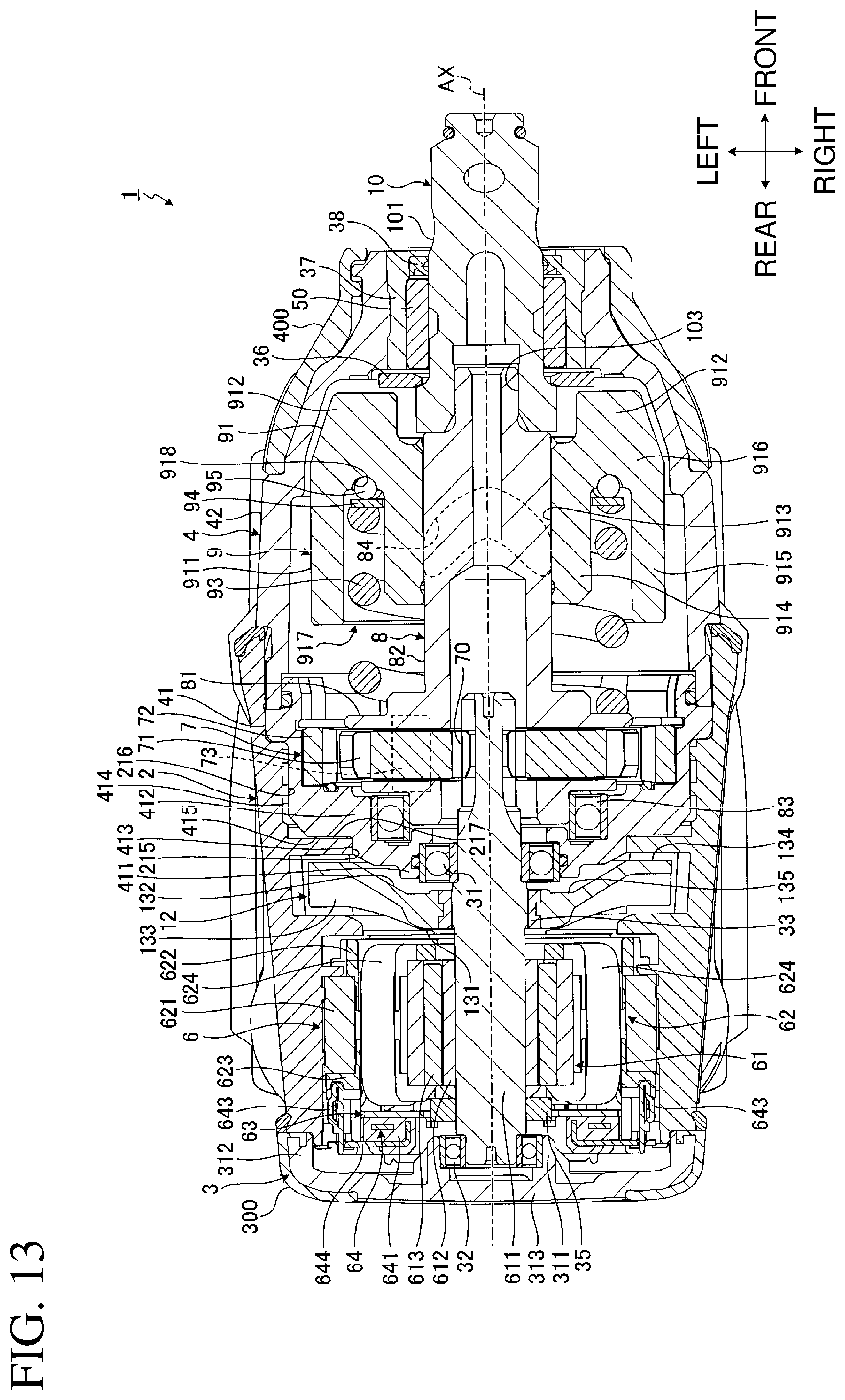 Patent US12157218 Figure 13 – Power tool