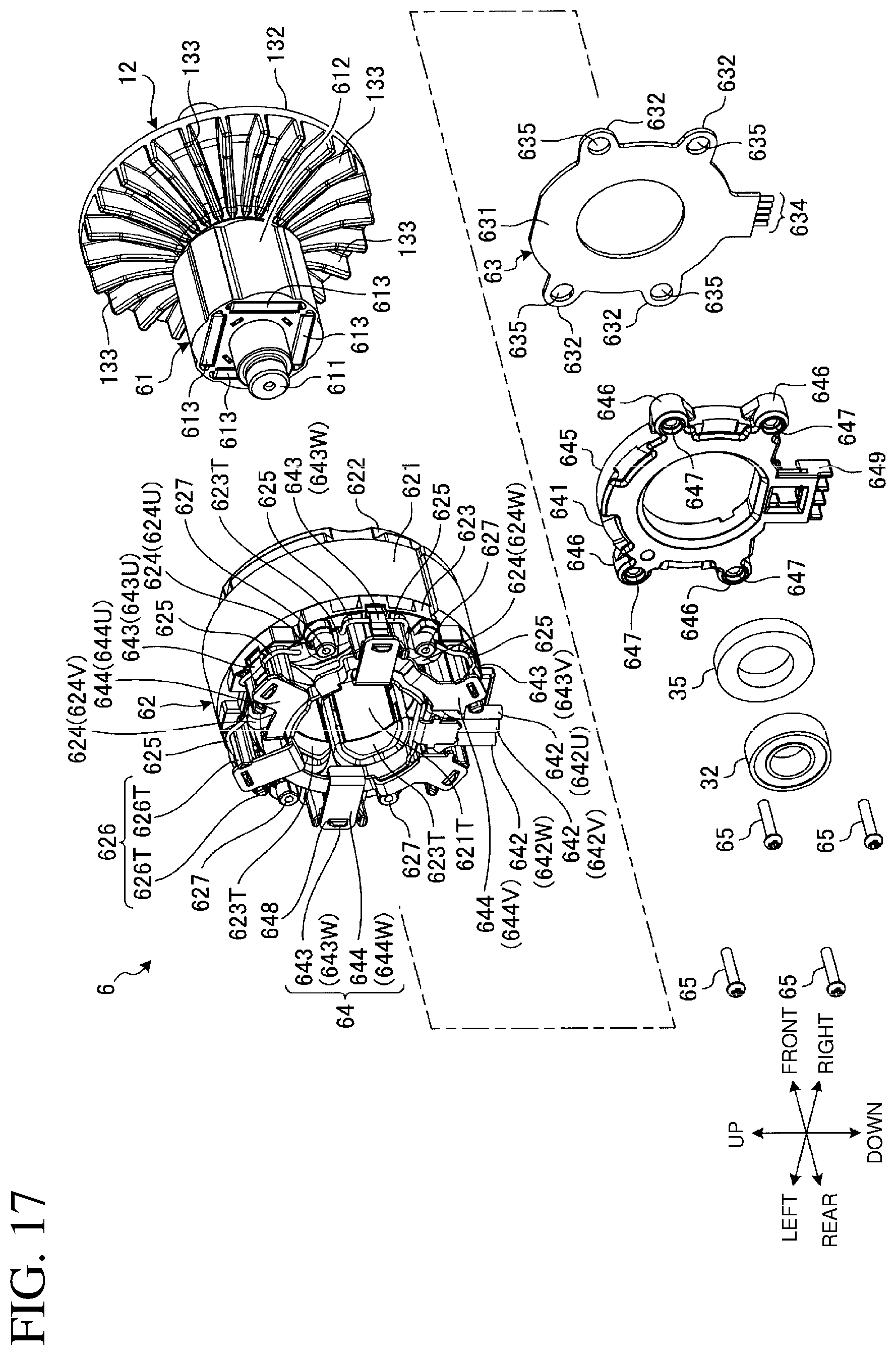 Patent US12157218 Figure 17 – Power tool