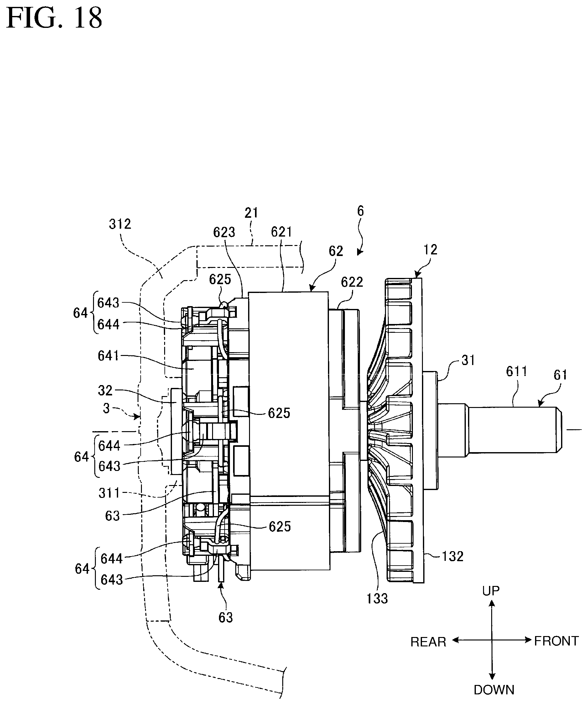 Patent US12157218 Figure 18 – Power tool