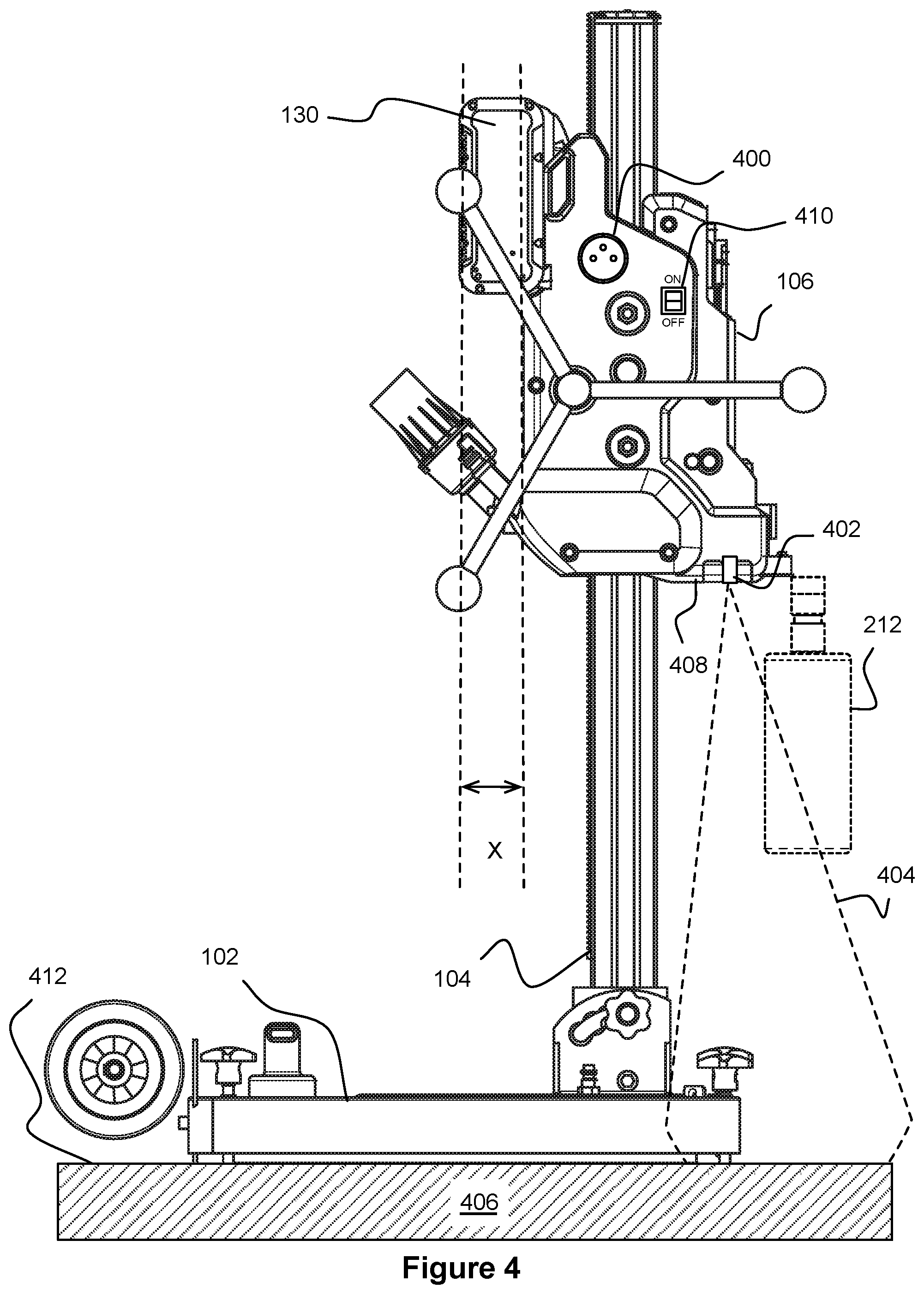 Patent US12157220 Figure 4 – Power tool stand