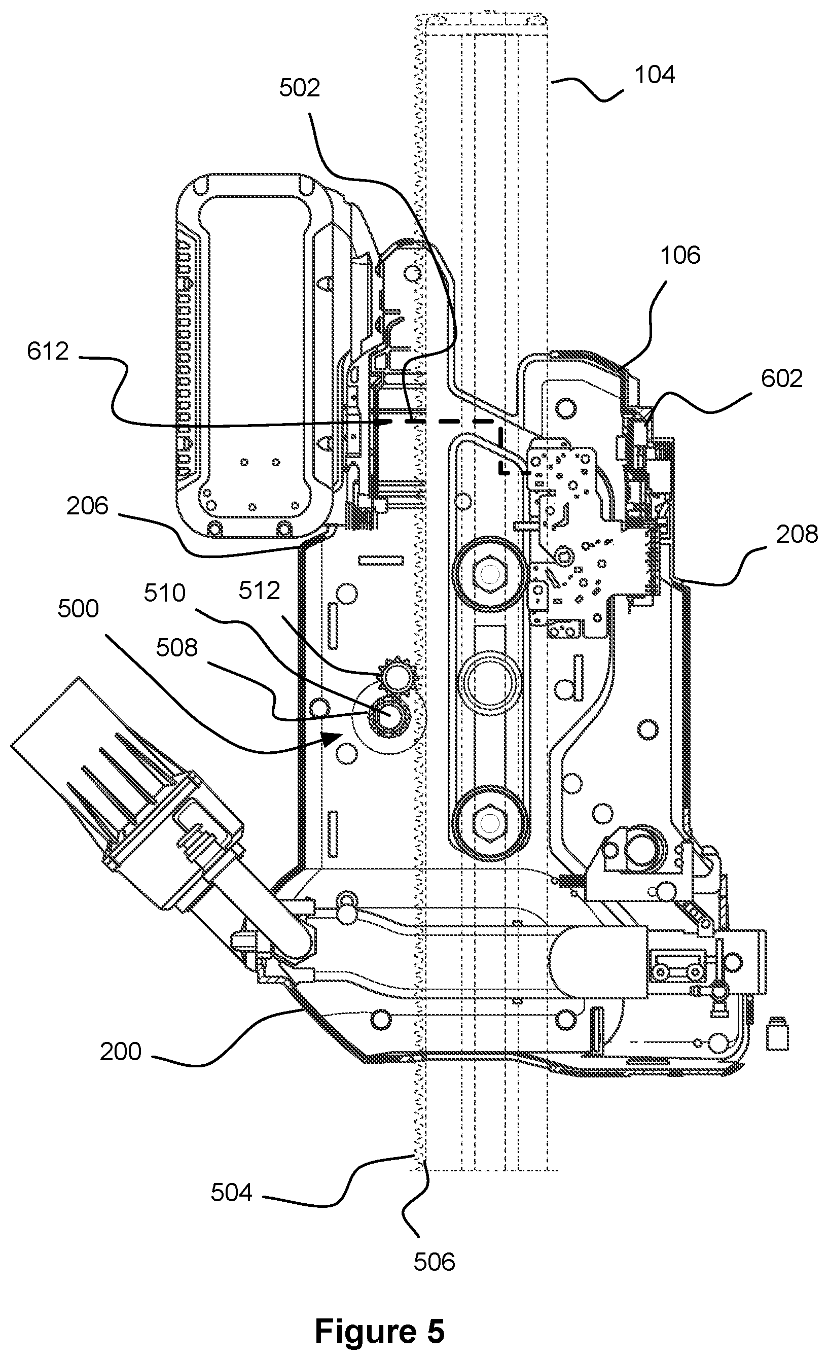 Patent US12157220 Figure 5 – Power tool stand