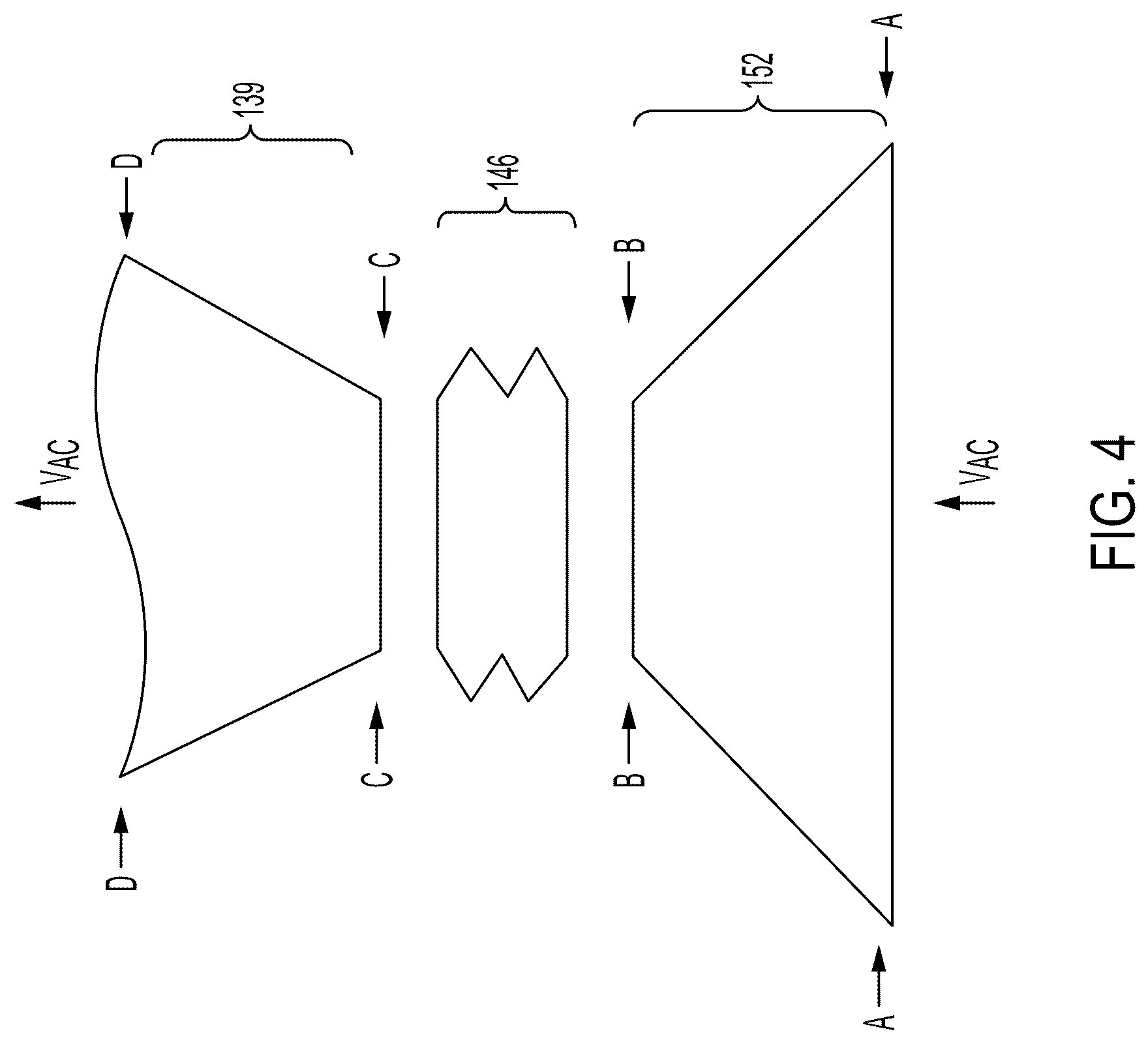 Patent US12157223 Figure 4 – Systems and methods for disrupting resonance in vacuum cup assemblies used with programmable motion devices