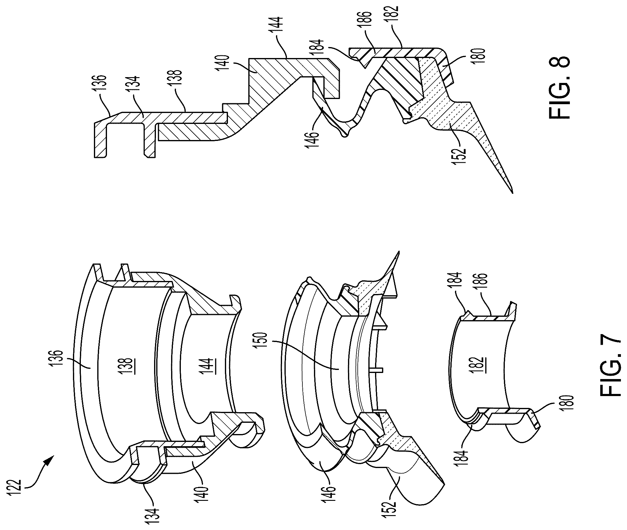 Patent US12157223 Figure 7 – Systems and methods for disrupting resonance in vacuum cup assemblies used with programmable motion devices
