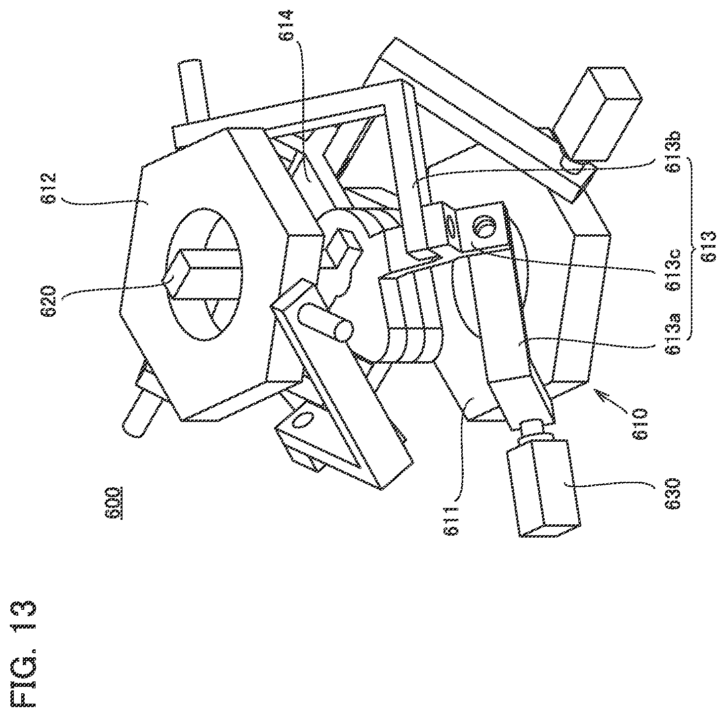 Patent US12157224 Figure 13 – Spherical surface link mechanism, spherical surface link actuating device, link actuating device, and origin positioning method
