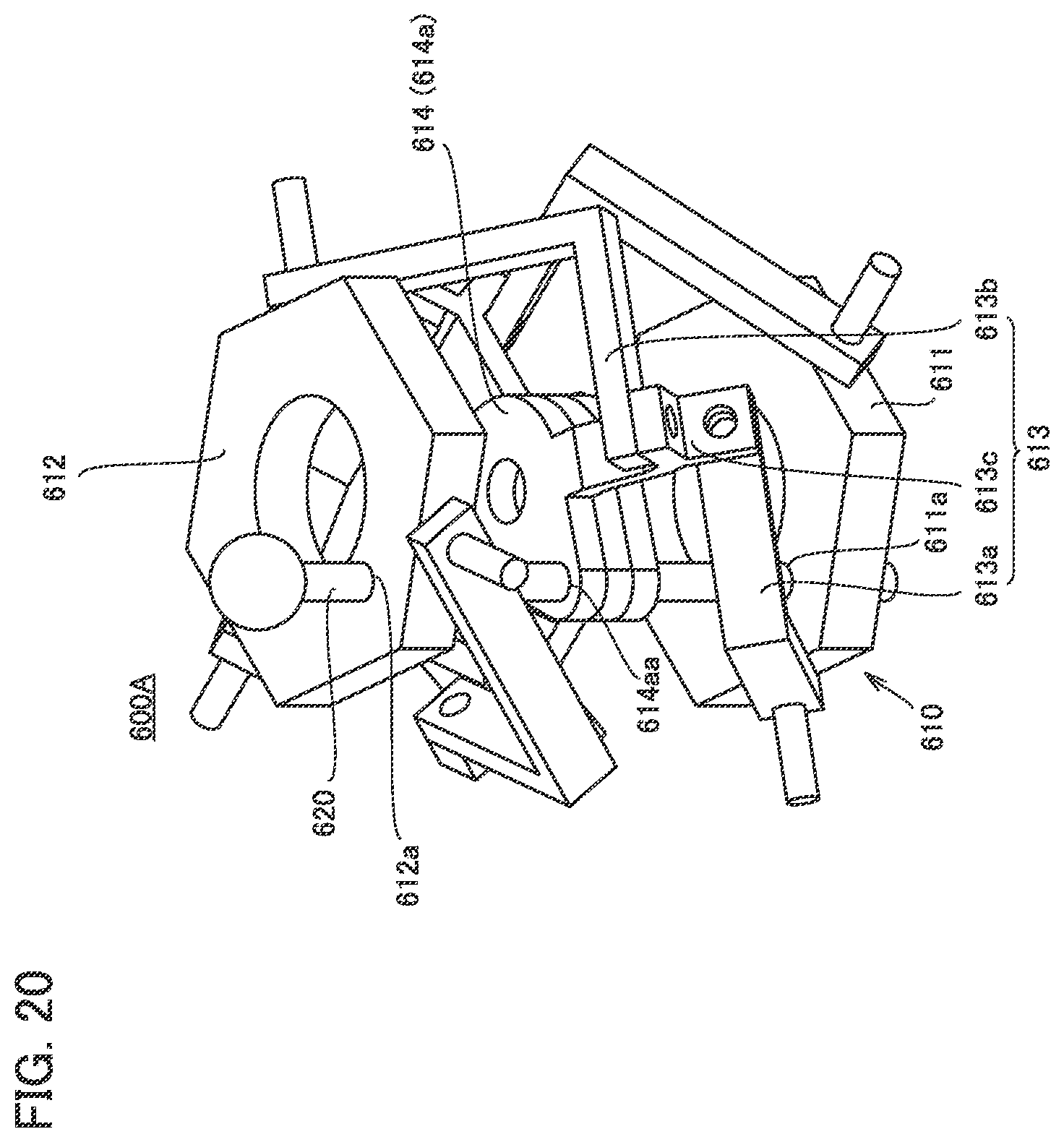 Patent US12157224 Figure 20 – Spherical surface link mechanism, spherical surface link actuating device, link actuating device, and origin positioning method