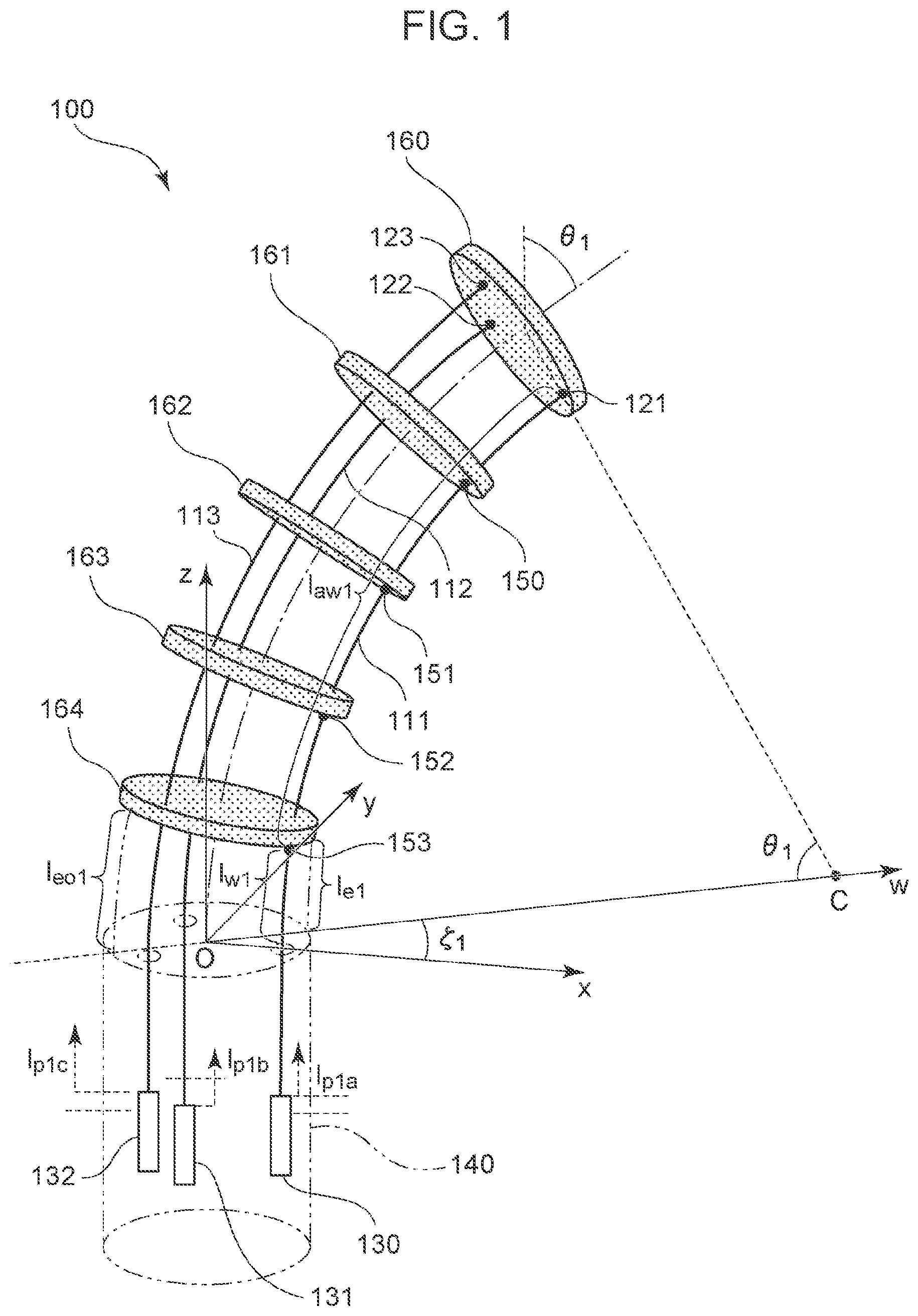 Patent US12157228 Figure 1 – Continuum robot and continuum robot control system