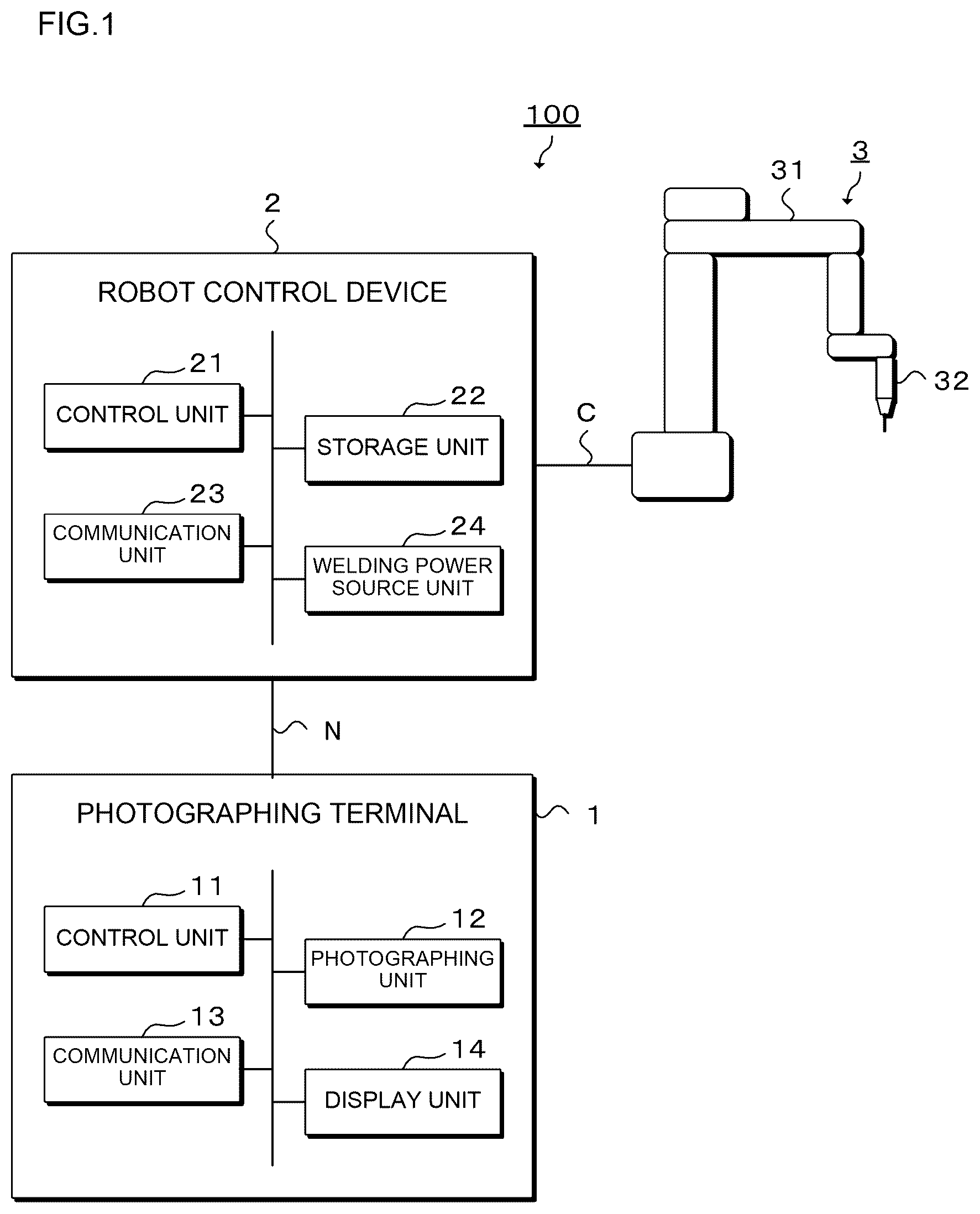 Patent US12157229 Figure 1 – Work program production system and work program production method