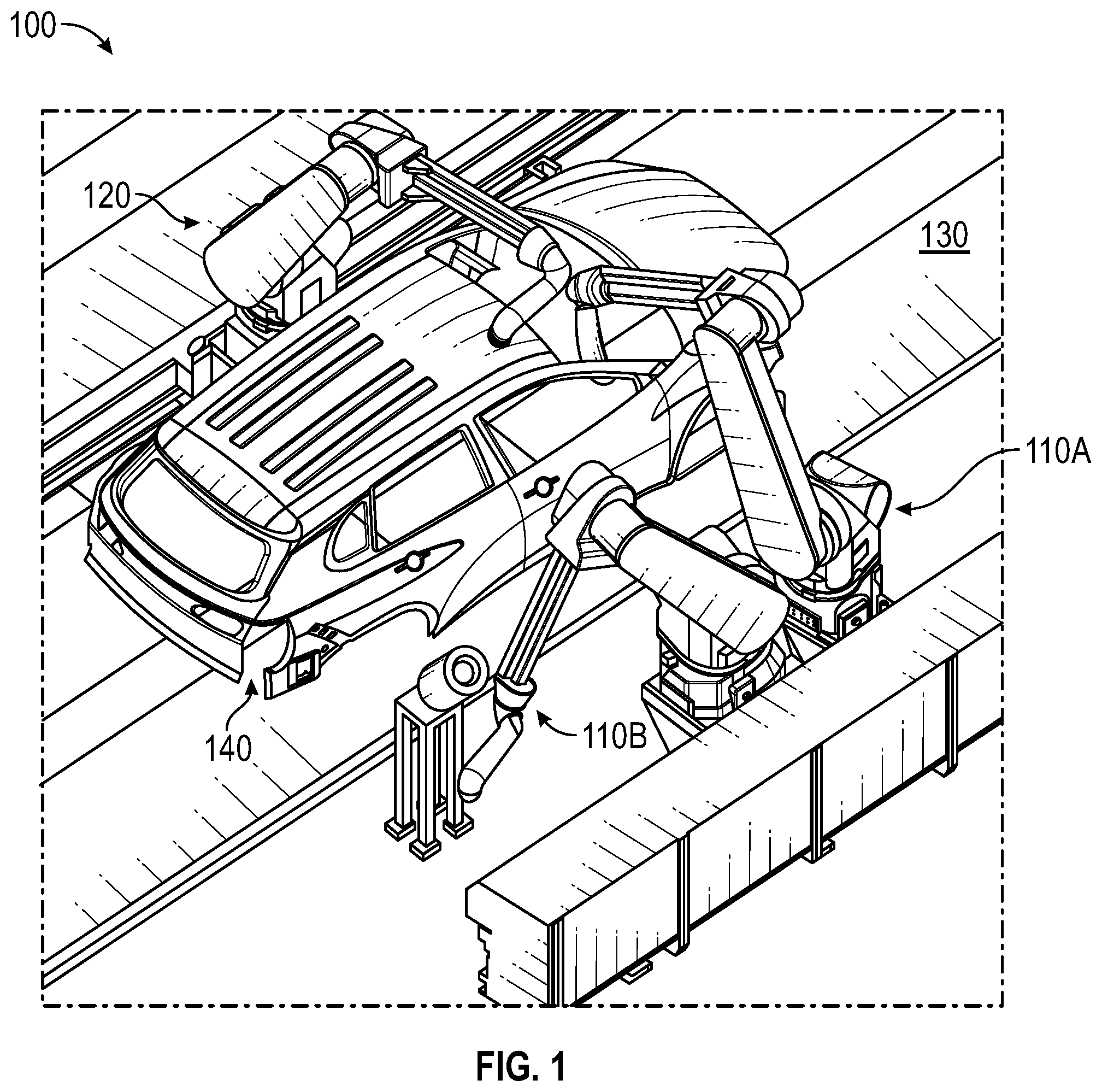 Patent US12157230 — Intelligent clear path — Figure 1