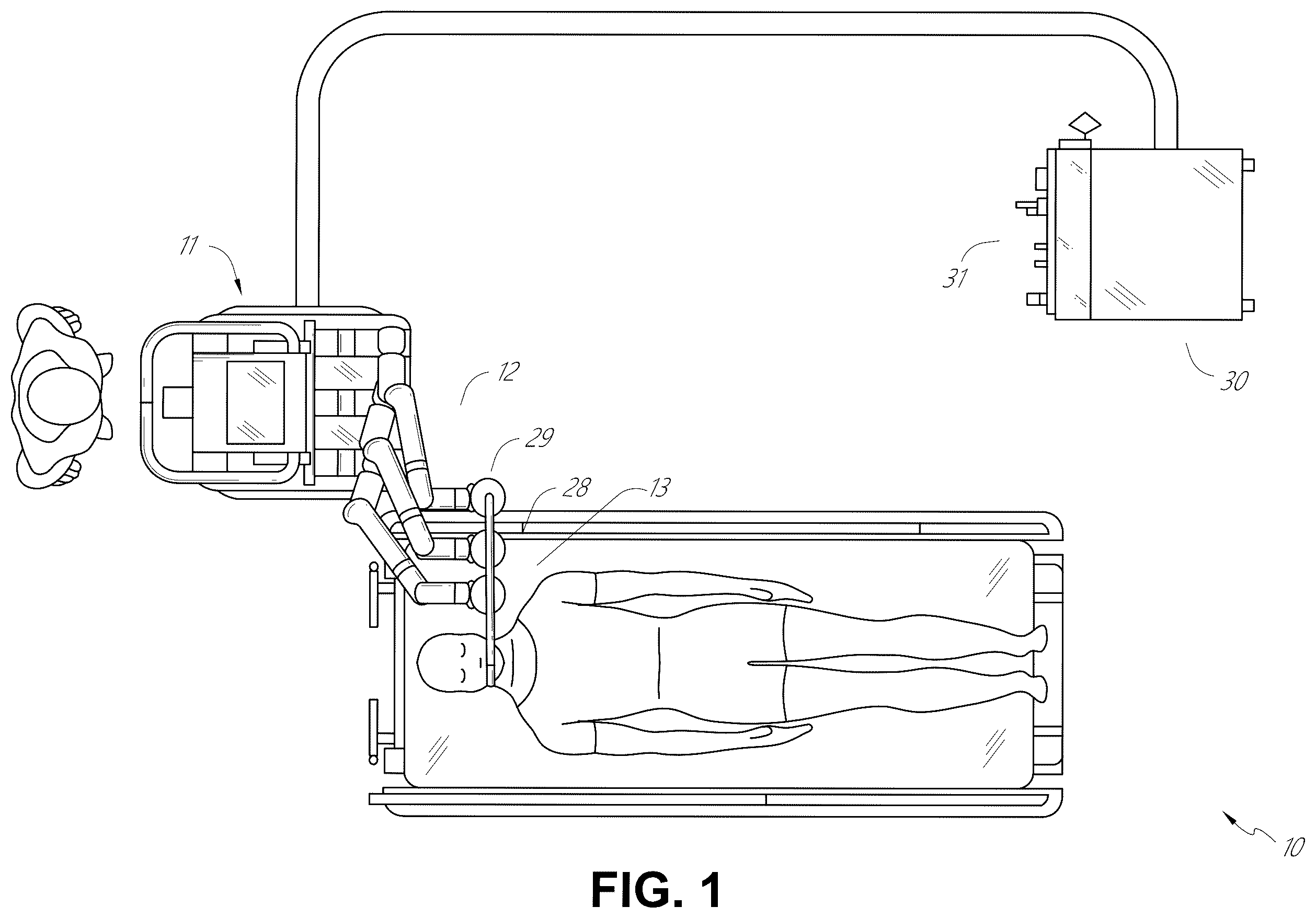 Patent US12157238 Figure 1 – Systems and methods for robotic arm alignment and docking