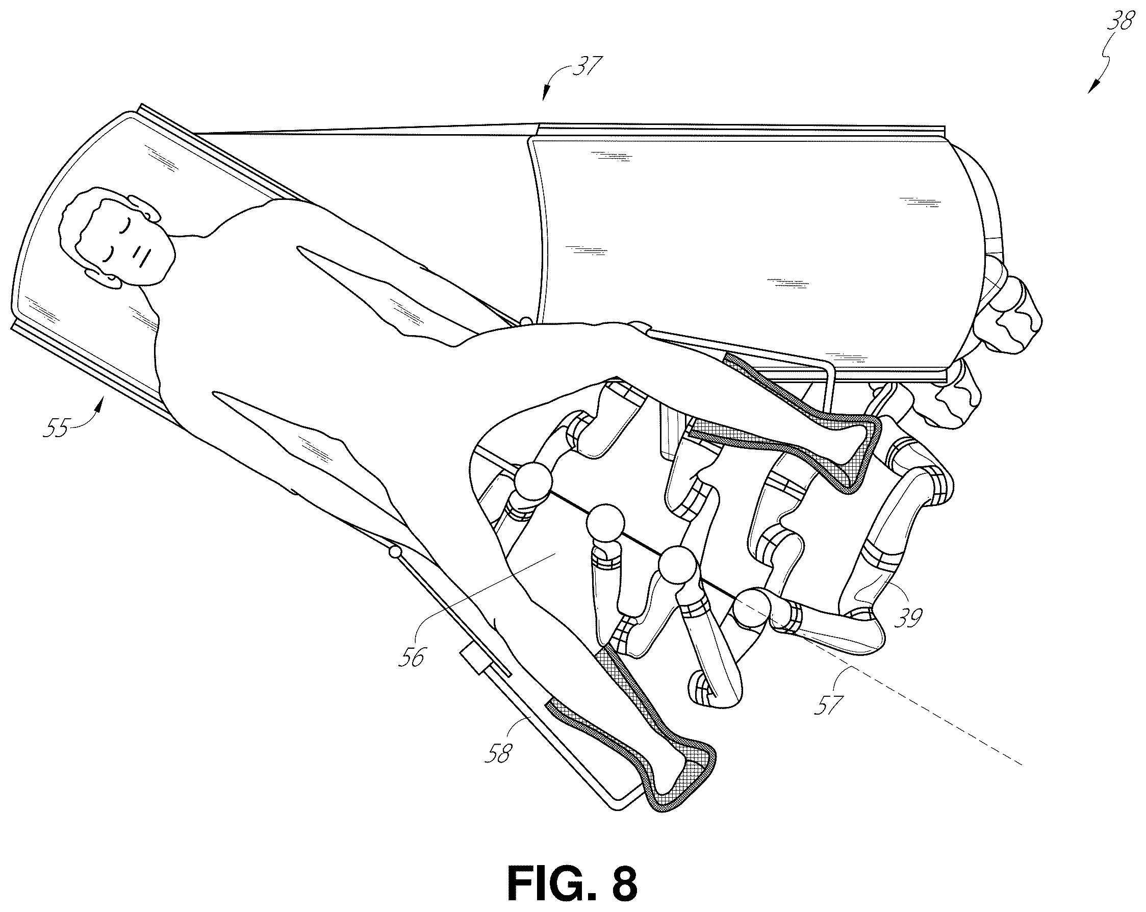 Patent US12157238 Figure 8 – Systems and methods for robotic arm alignment and docking
