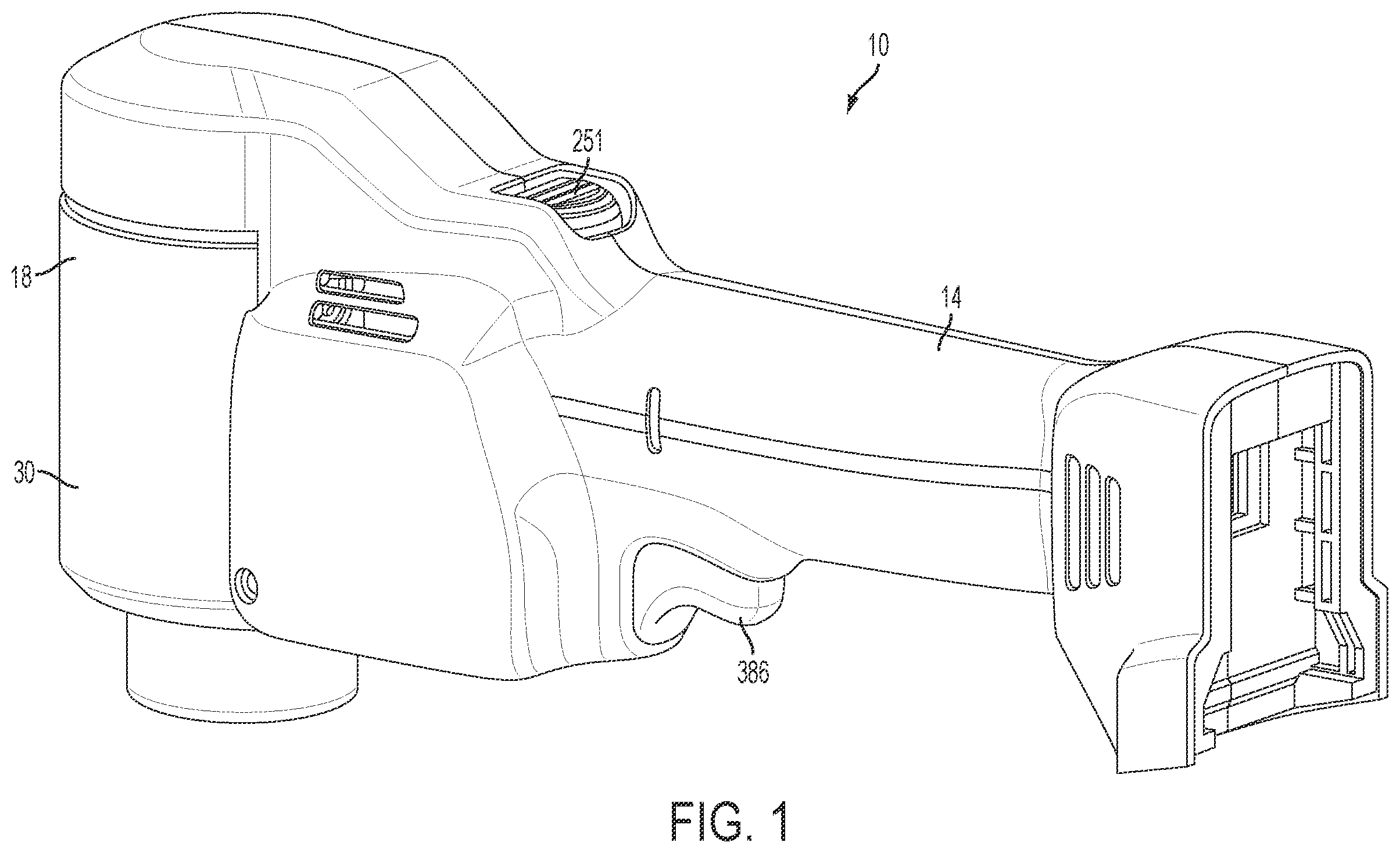 Patent US12157242 Figure 1 – Hydraulic hand-held knockout punch driver