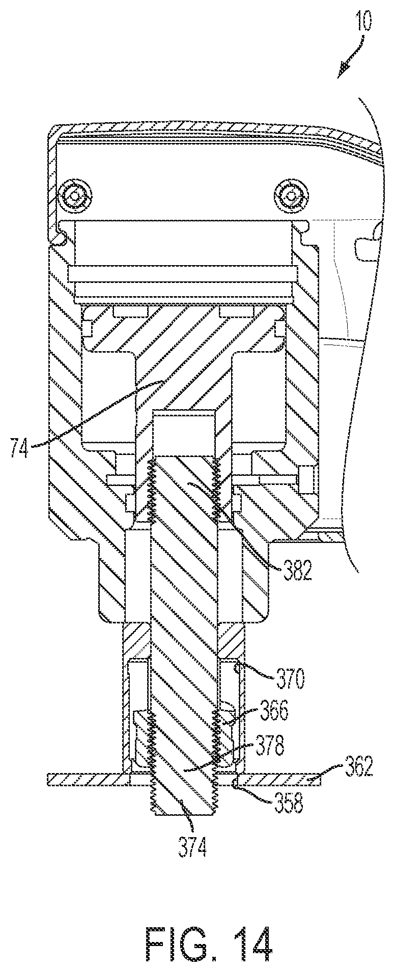 Patent US12157242 Figure 14 – Hydraulic hand-held knockout punch driver