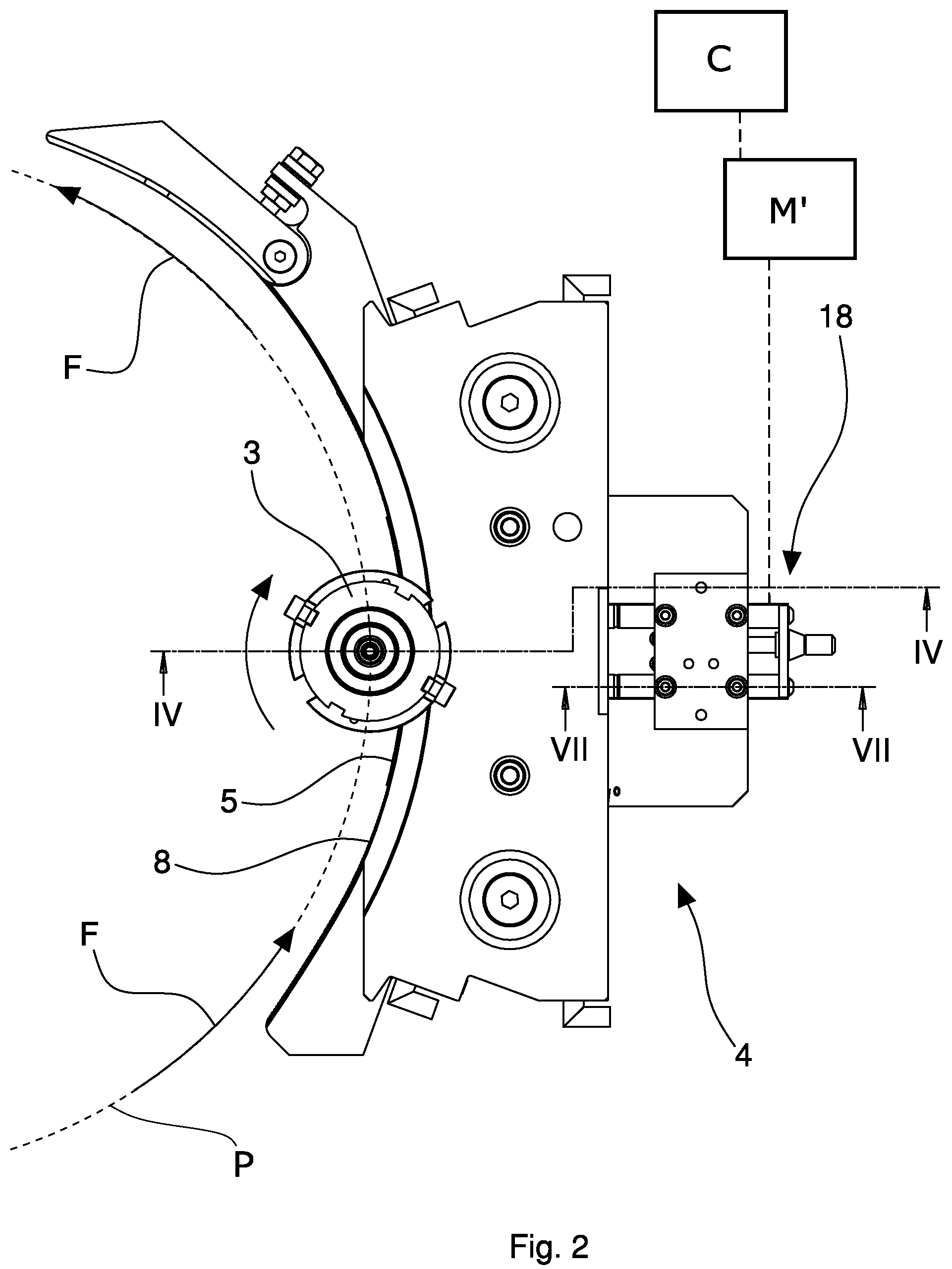 Patent US12157245 Figure 2 – Apparatus for cutting caps