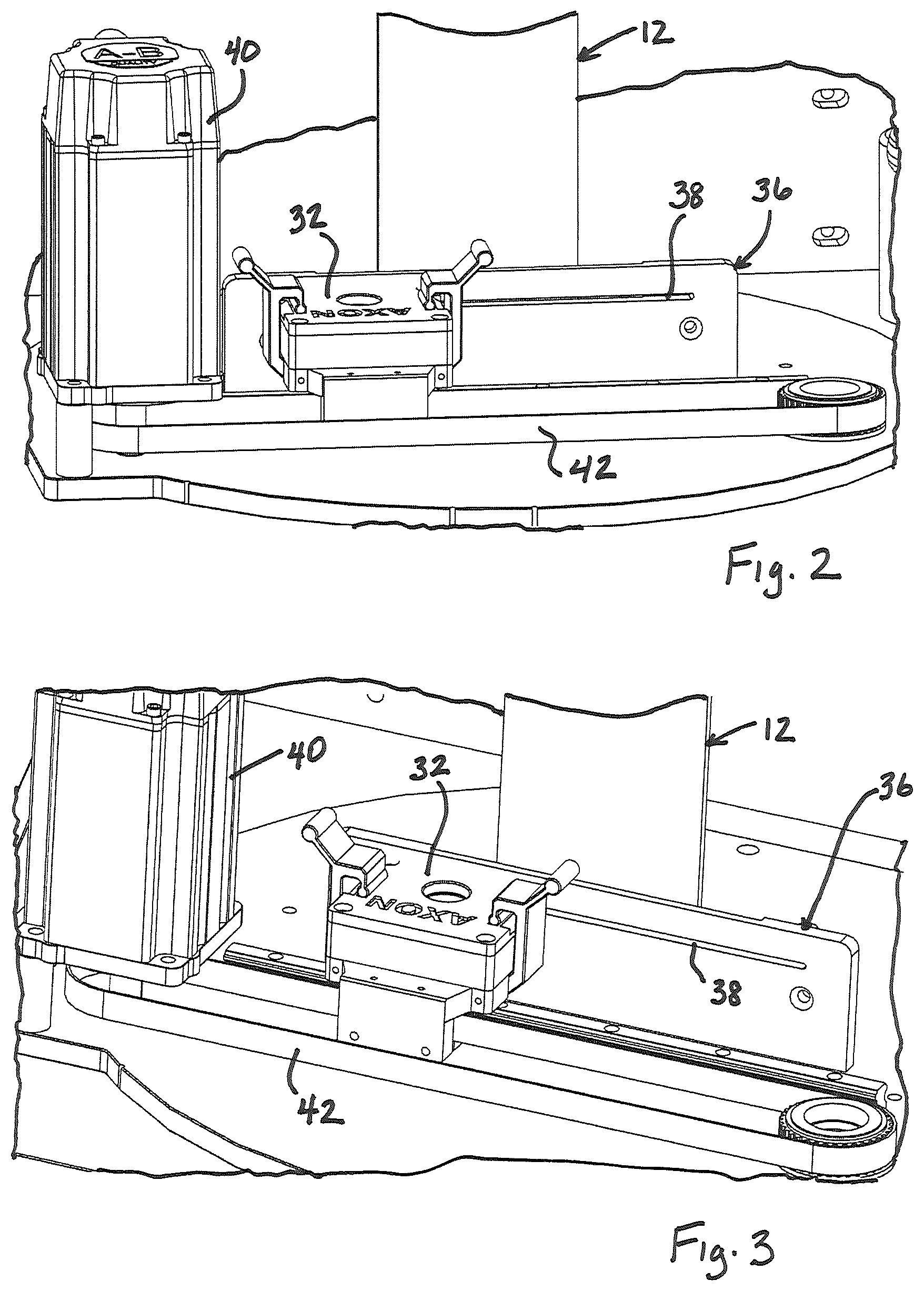 Patent US12157246 Figure 2 – Machine and method for applying tubular shrink sleeve material to objects