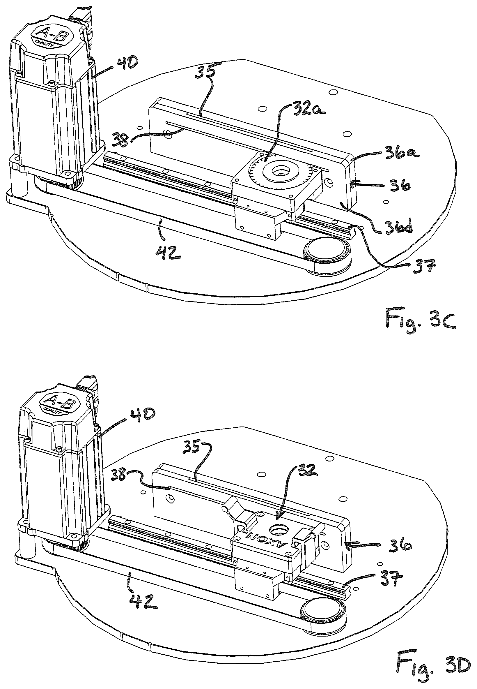Patent US12157246 Figure 4 – Machine and method for applying tubular shrink sleeve material to objects