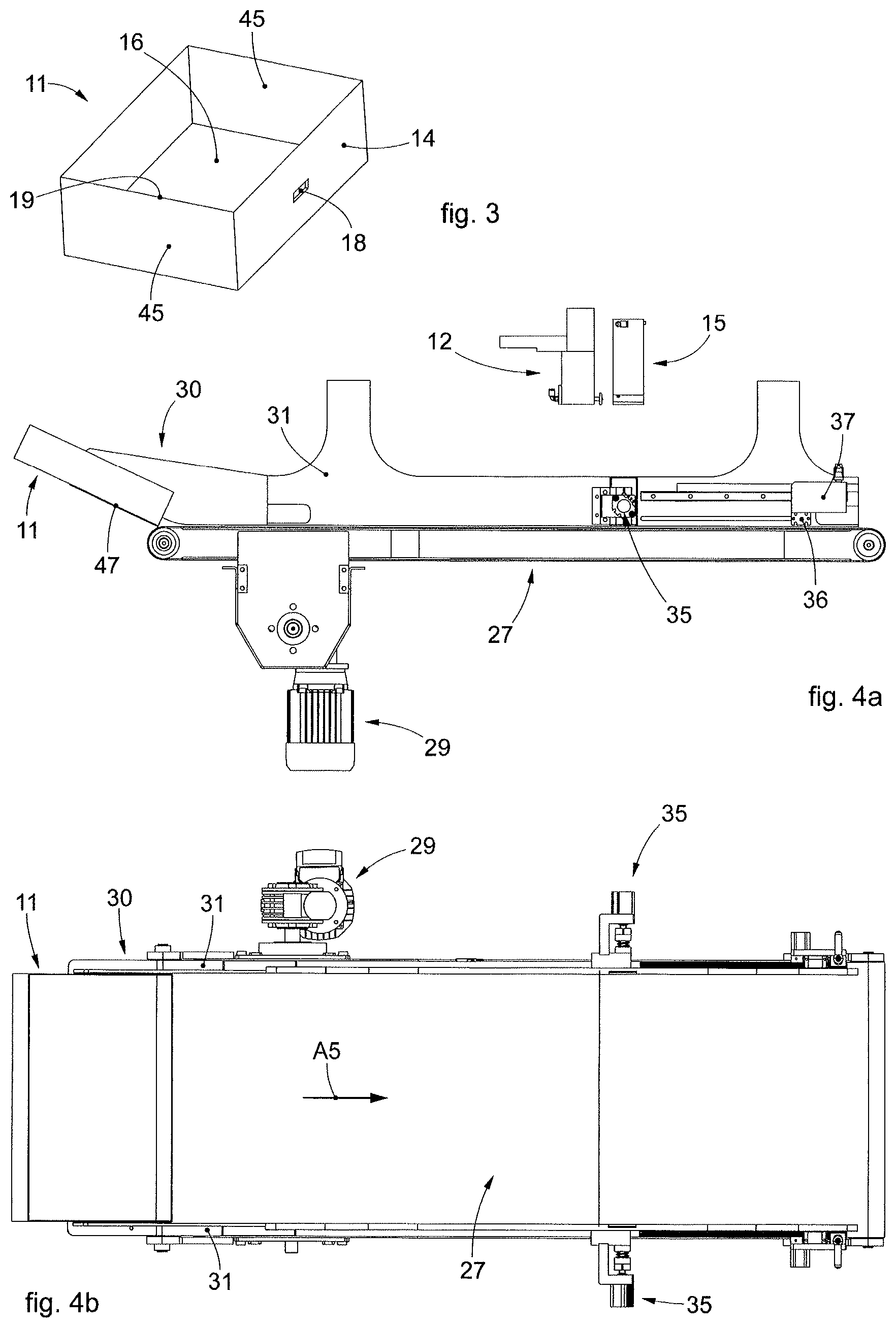 Patent US12157247 Figure 3 – Machine and method for punching a box-shaped element or suchlike