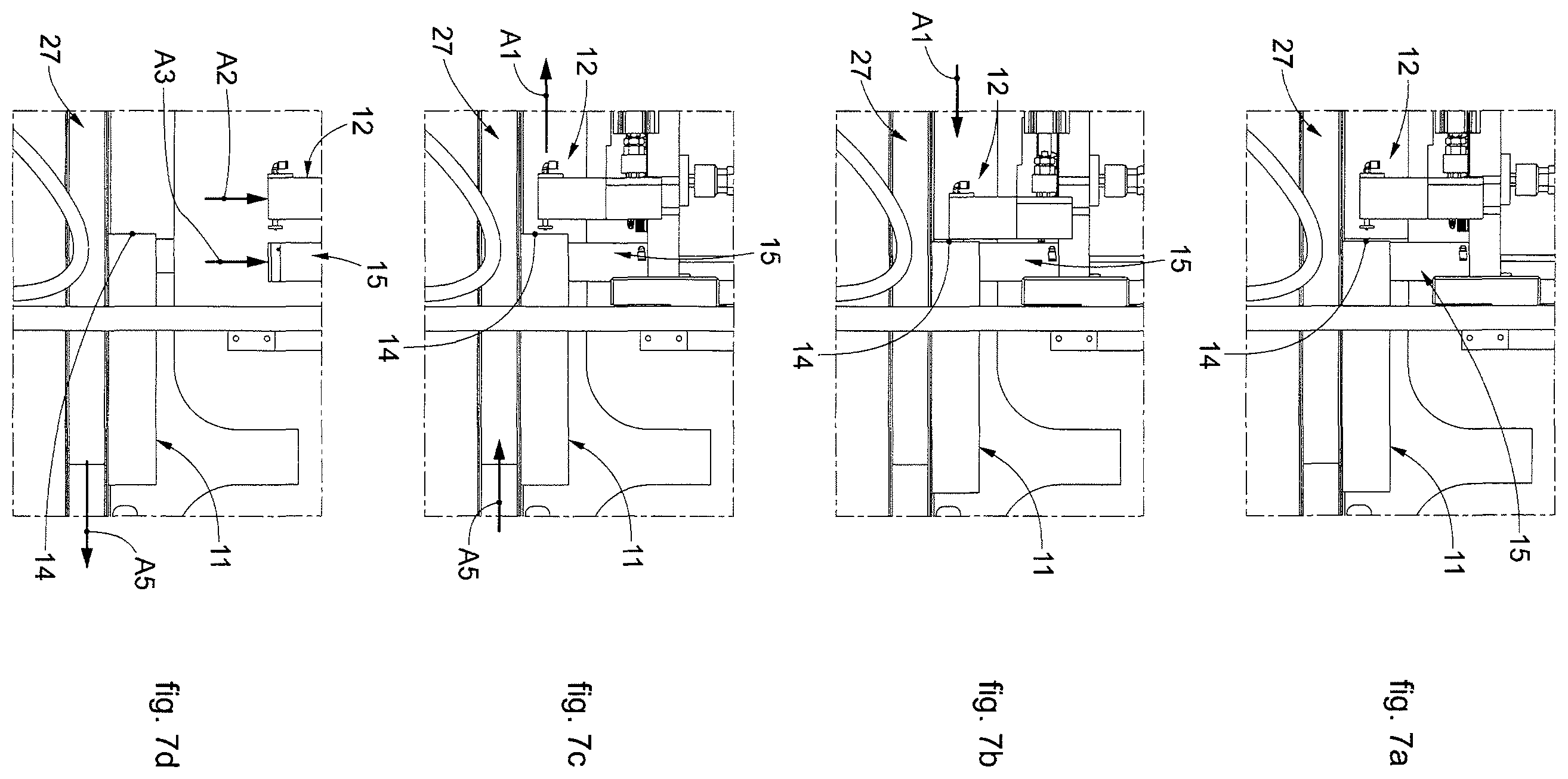 Patent US12157247 Figure 6 – Machine and method for punching a box-shaped element or suchlike