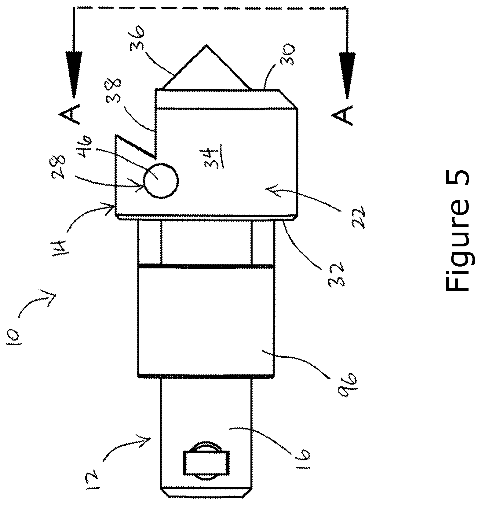 Patent US12157248 Figure 5 – Log dog and adjustable log dog set bar assembly