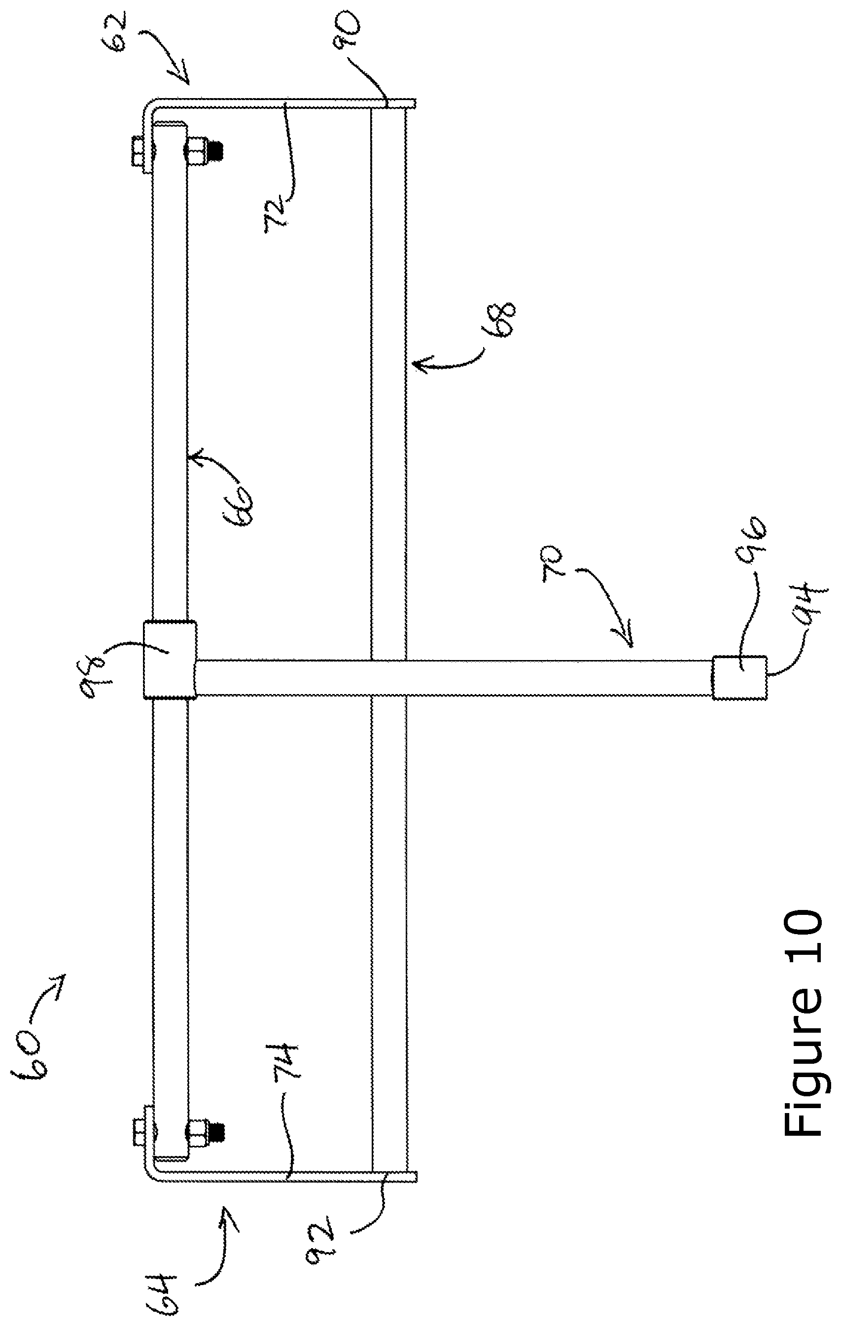 Patent US12157248 Figure 10 – Log dog and adjustable log dog set bar assembly