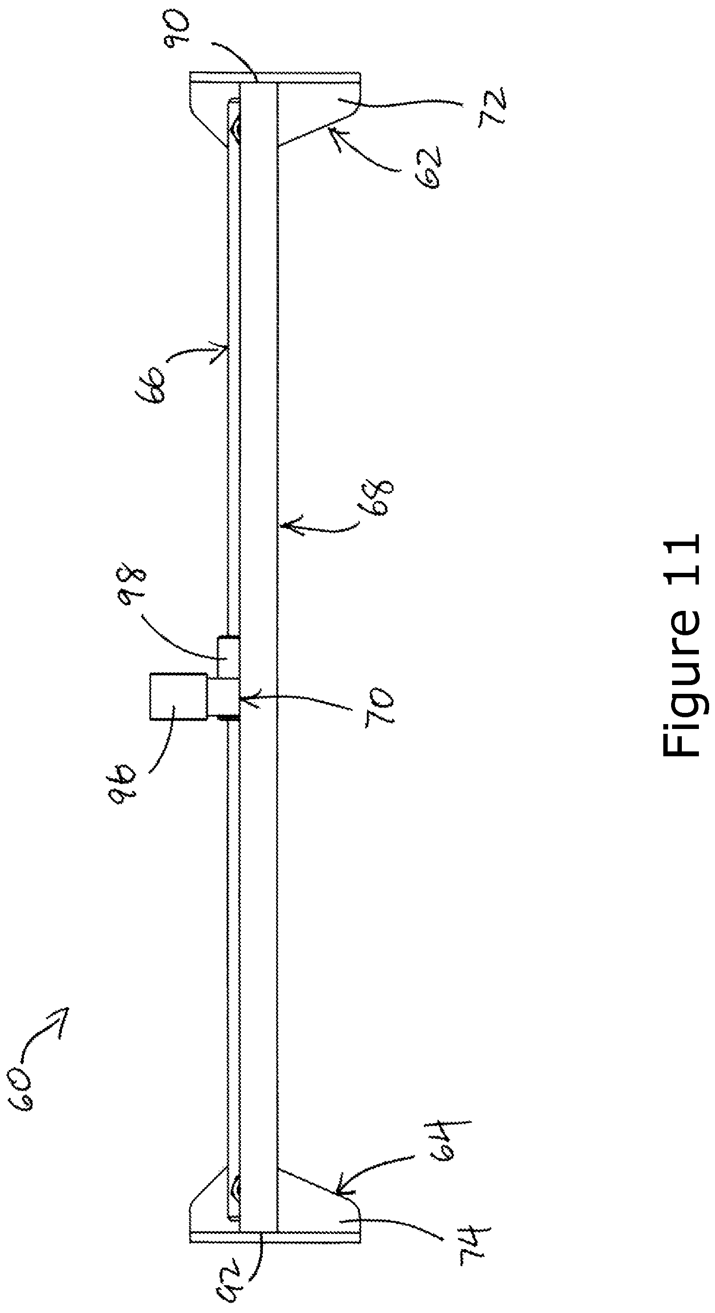 Patent US12157248 Figure 11 – Log dog and adjustable log dog set bar assembly