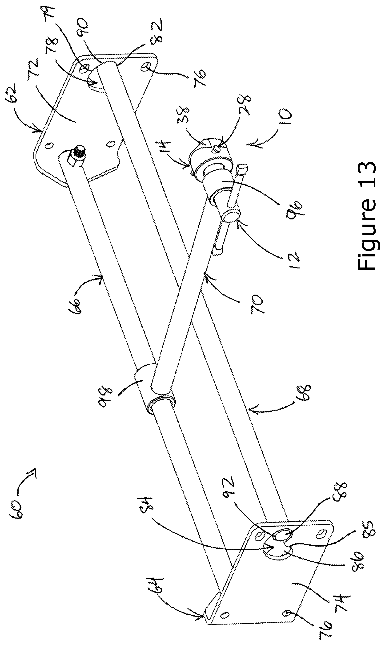 Patent US12157248 Figure 13 – Log dog and adjustable log dog set bar assembly