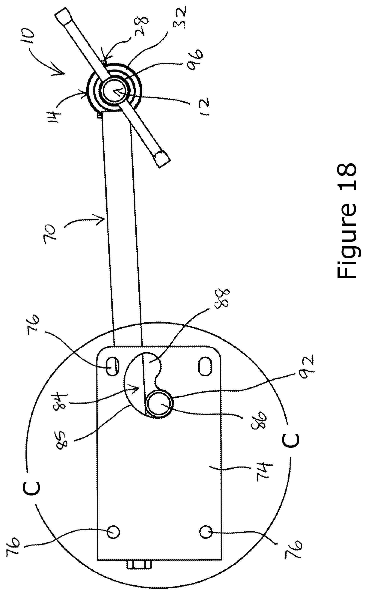 Patent US12157248 Figure 18 – Log dog and adjustable log dog set bar assembly