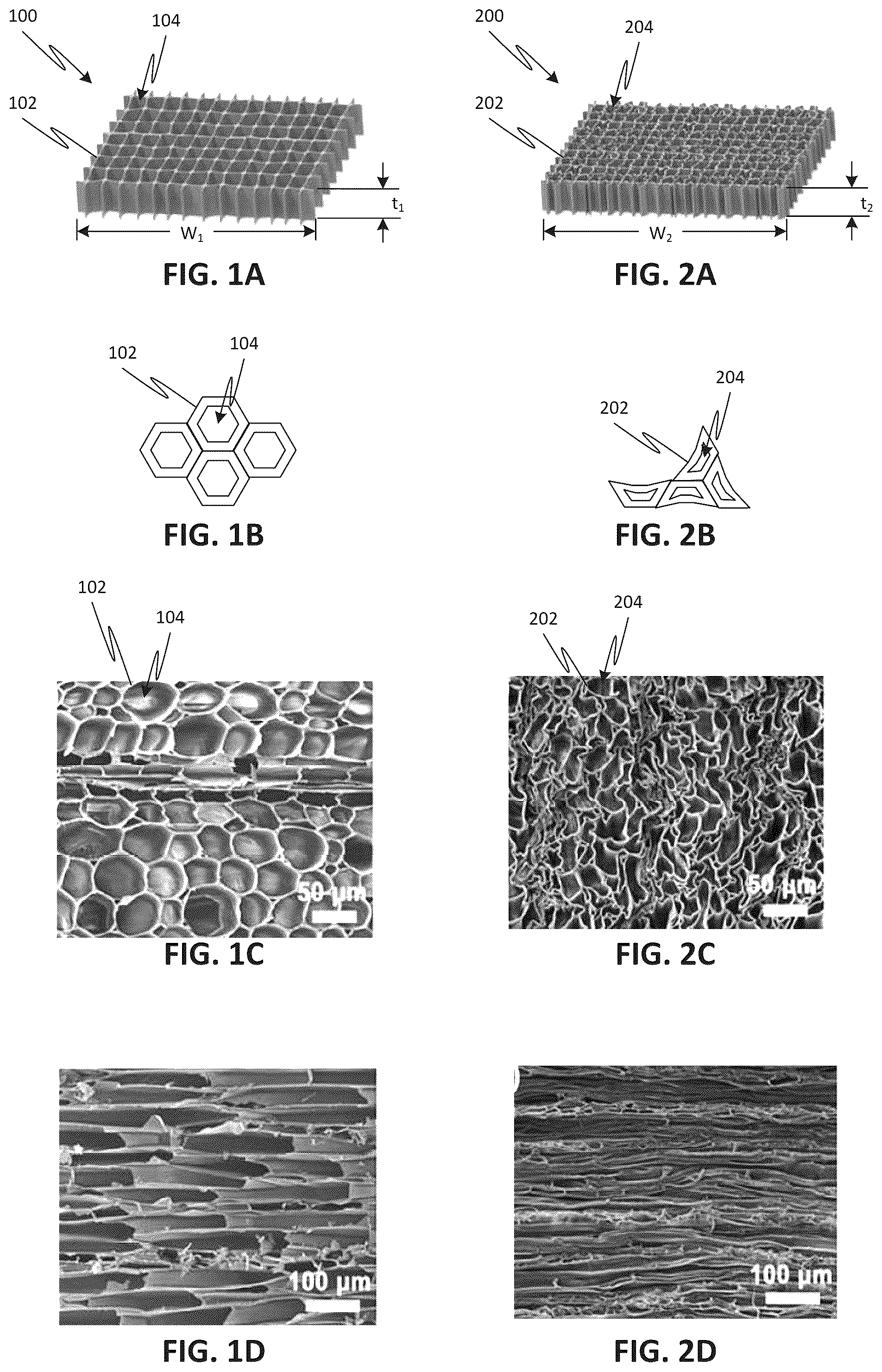 Patent US12157249 Figure 1 – Flexible wood structures and devices, and methods for fabricating and use thereof