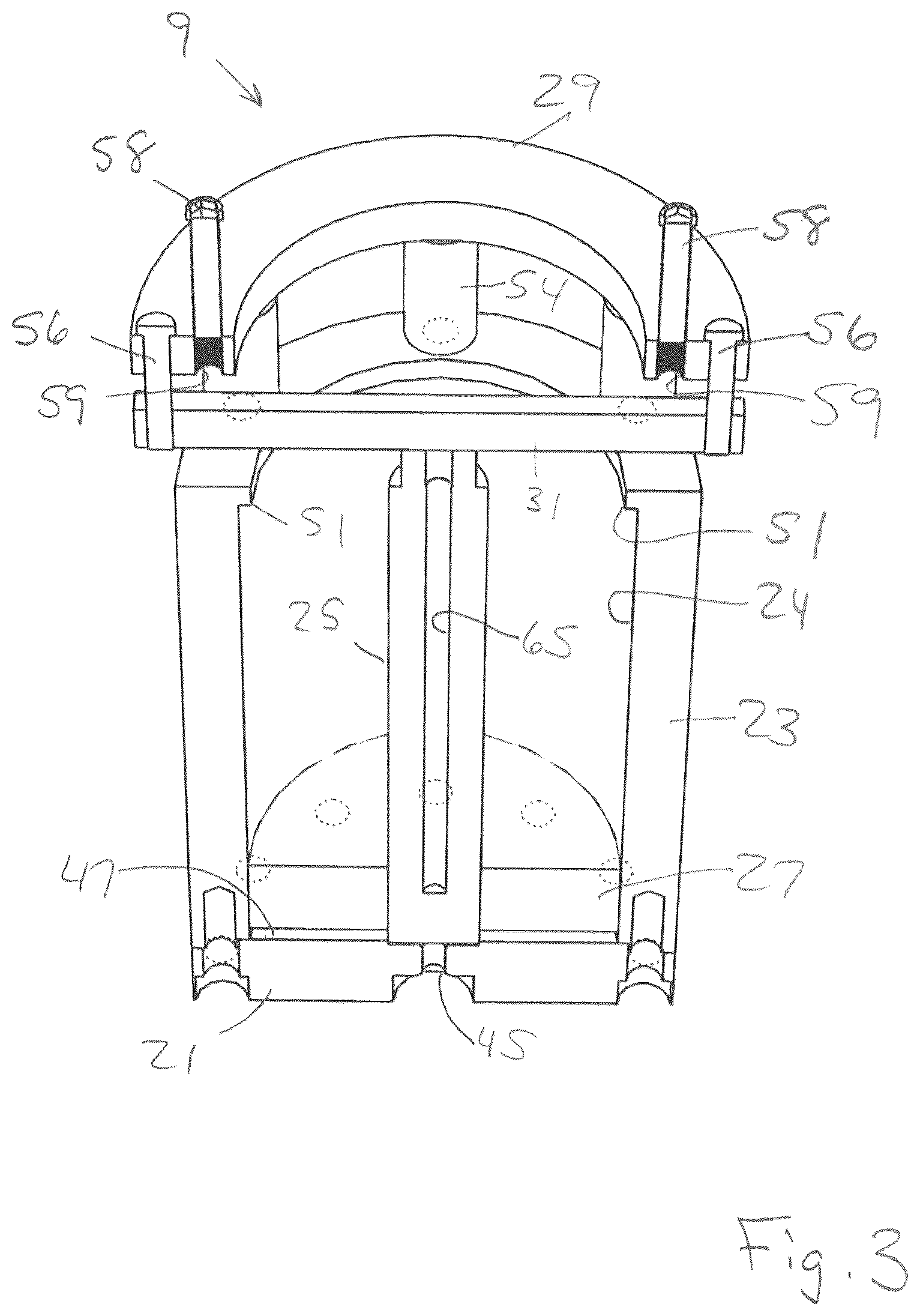 Patent US12157255 Figure 3 – System and method for molding stock shapes