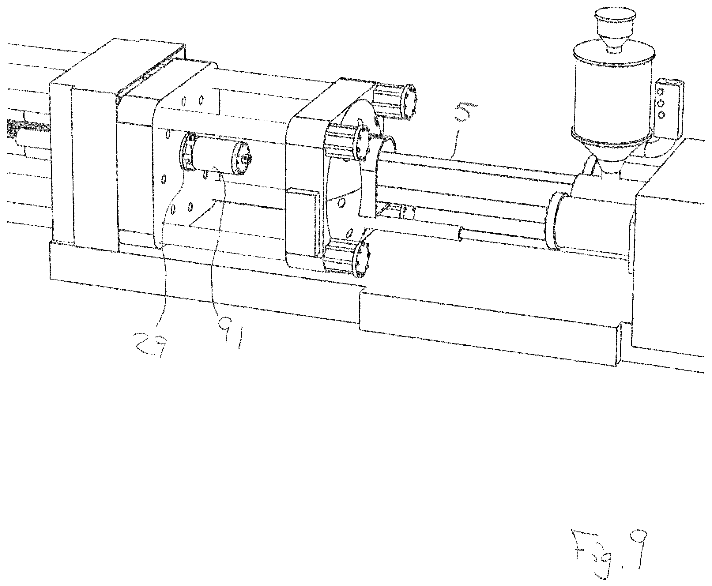 Patent US12157255 Figure 9 – System and method for molding stock shapes