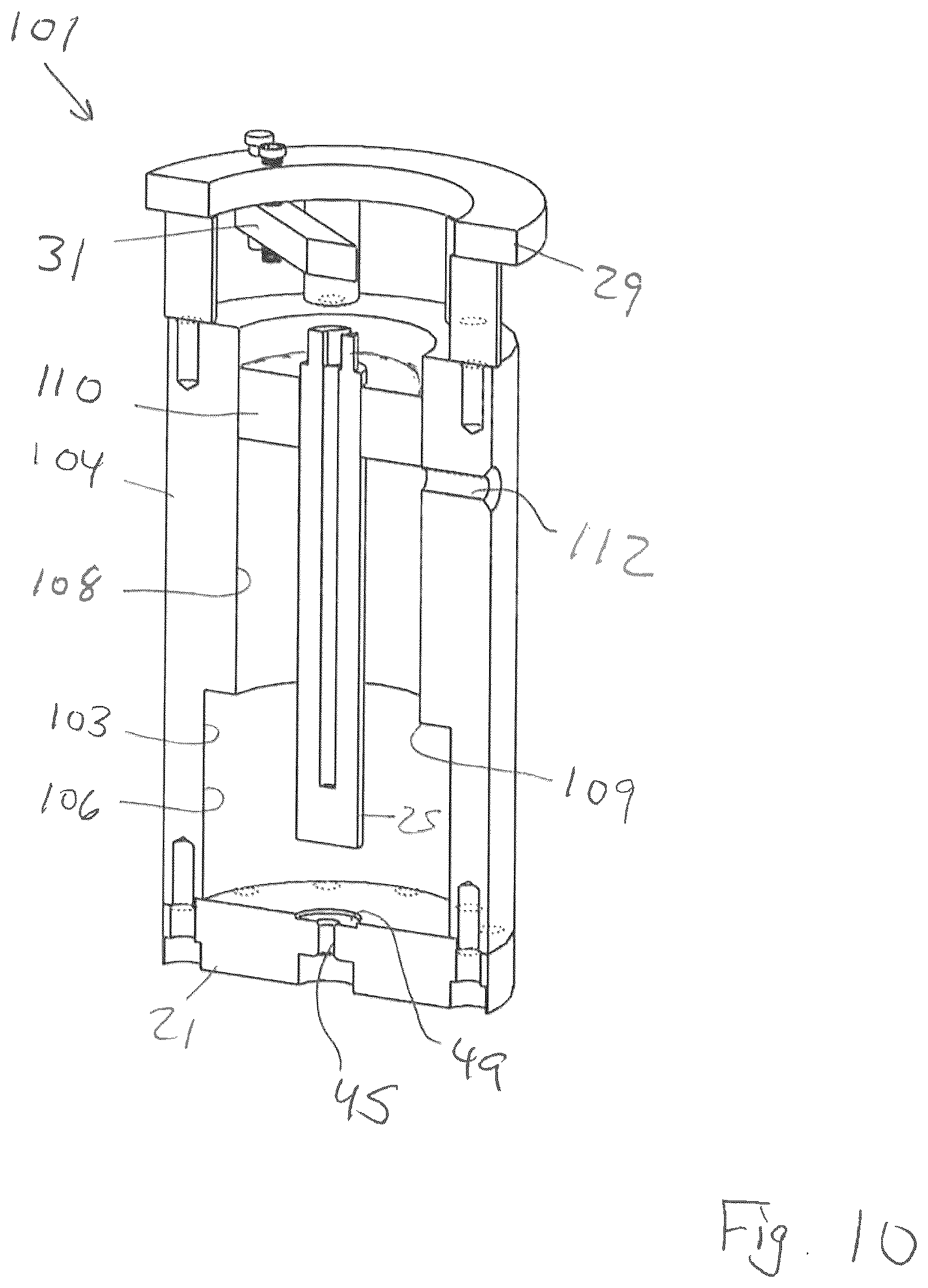 Patent US12157255 Figure 10 – System and method for molding stock shapes