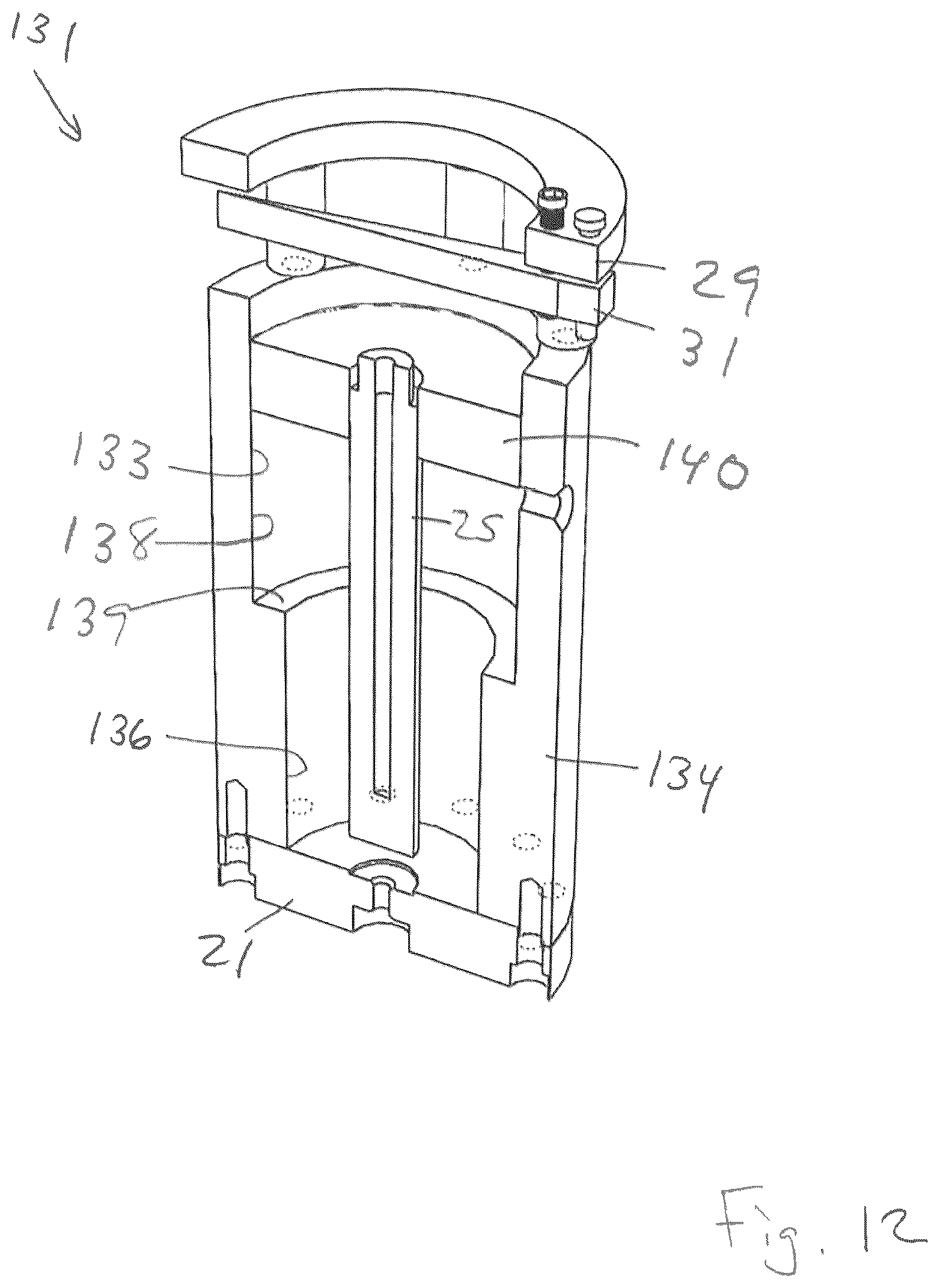 Patent US12157255 Figure 12 – System and method for molding stock shapes