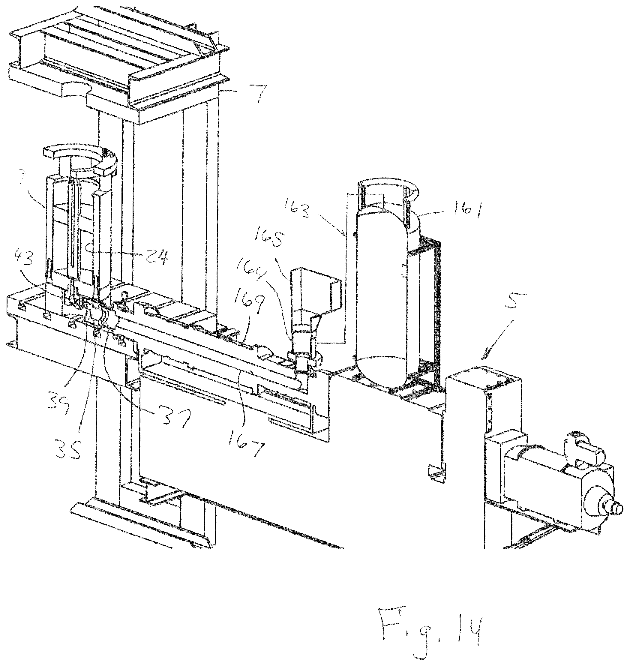 Patent US12157255 Figure 14 – System and method for molding stock shapes