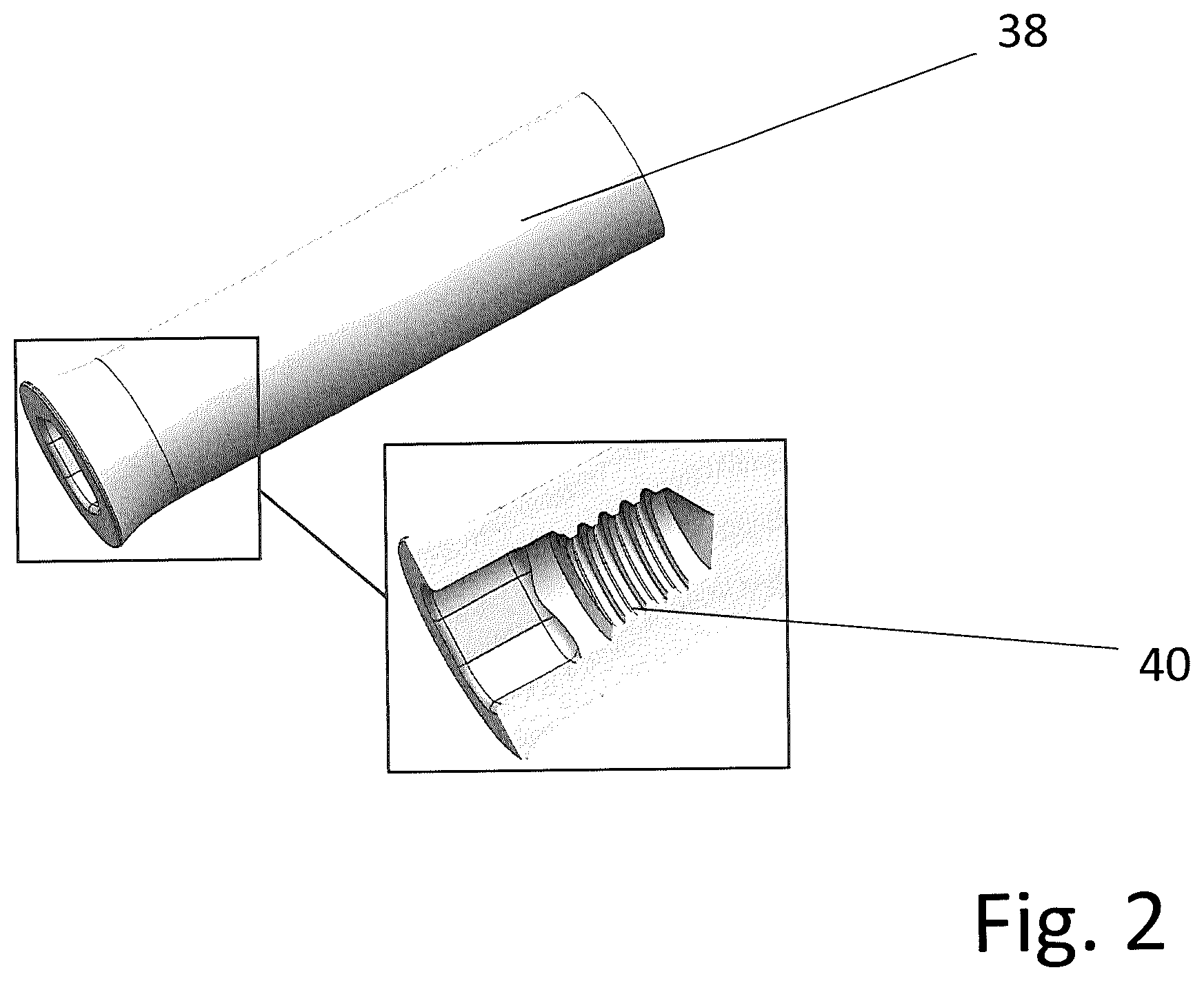 Patent US12157256 Figure 2 – Powder injection molding apparatus