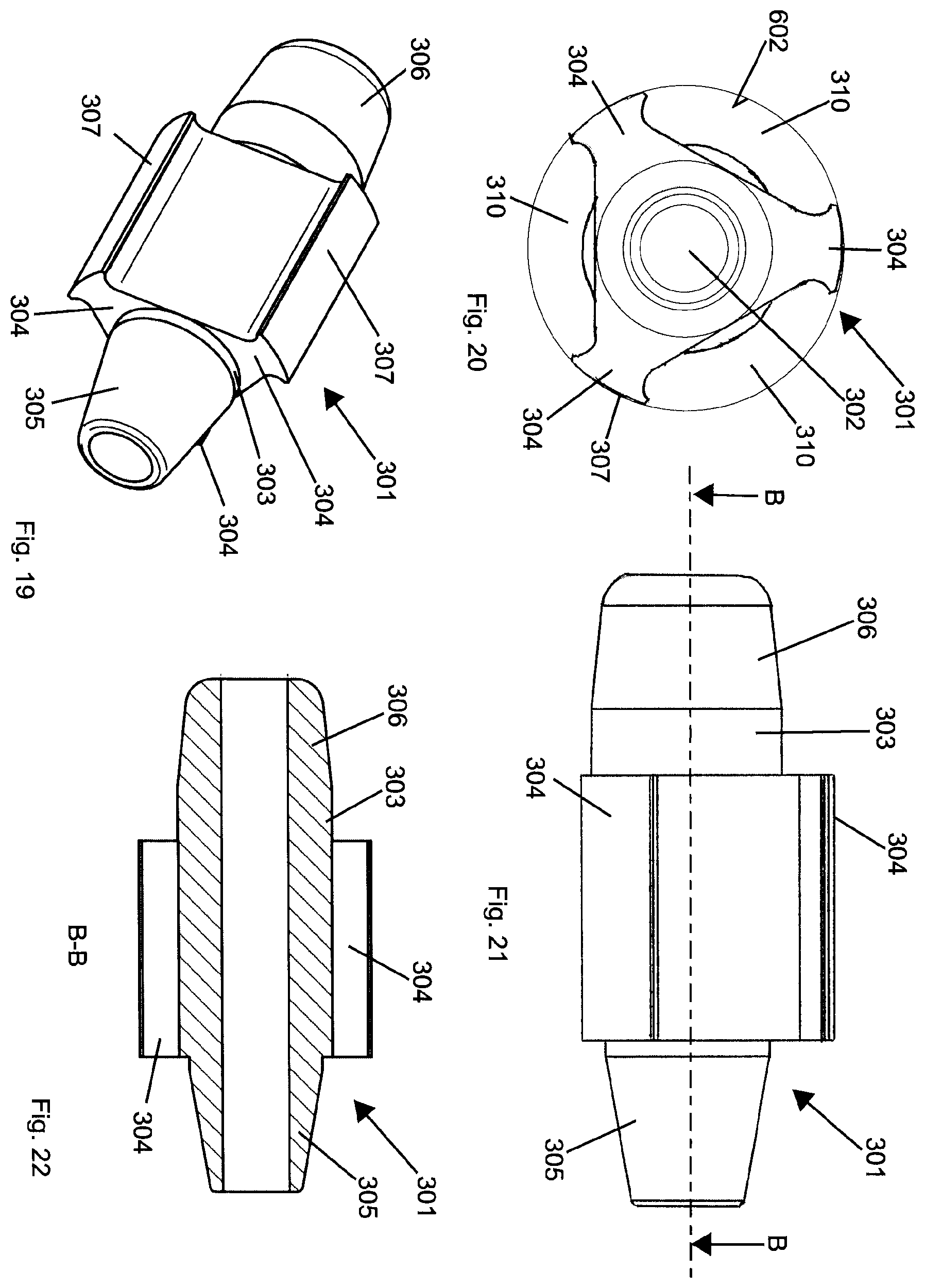 Patent US12157257 Figure 18 – Cooling and retaining pin for an apparatus for cooling and handling preforms made of plastic material