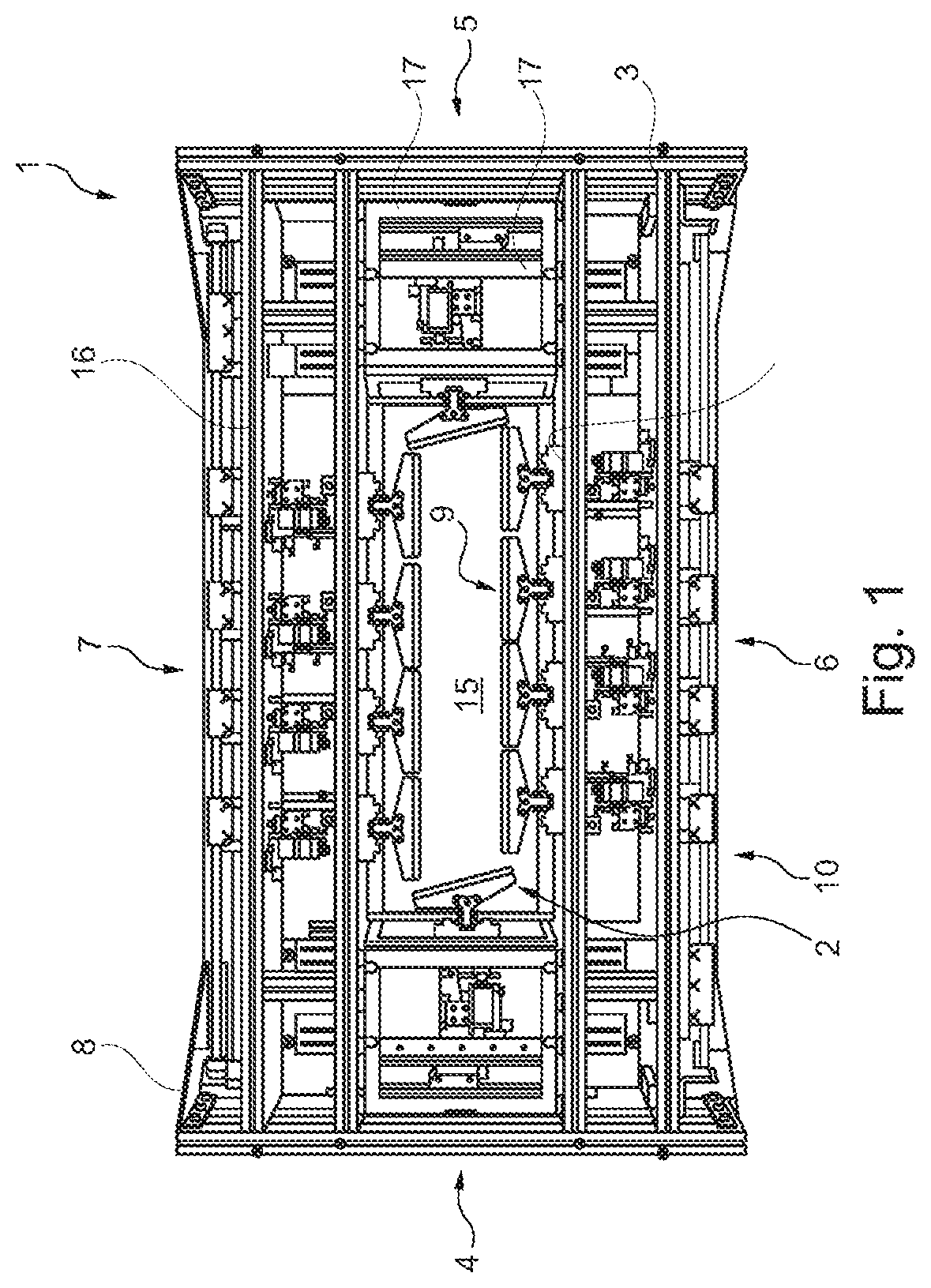 Patent US12157266 Figure 1 – Gripper for a draping frame and for a device, draping frame, device and method for the forming of and/or covering using a film element, system for manufacturing a moulded part or a covered component, method for retro-fitting a device of this type, method for manufacturing a covered component