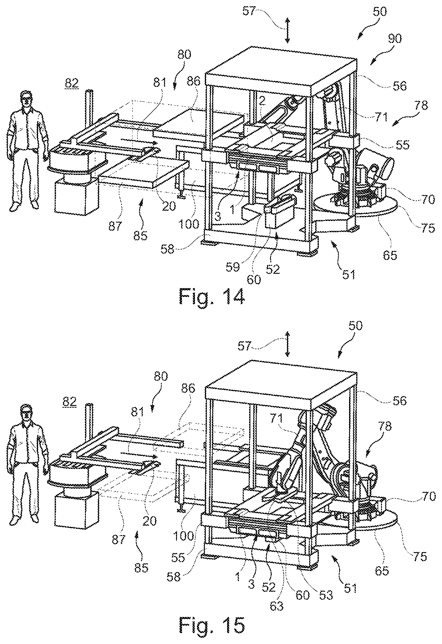 Patent US12157266 Figure 6 – Gripper for a draping frame and for a device, draping frame, device and method for the forming of and/or covering using a film element, system for manufacturing a moulded part or a covered component, method for retro-fitting a device of this type, method for manufacturing a covered component